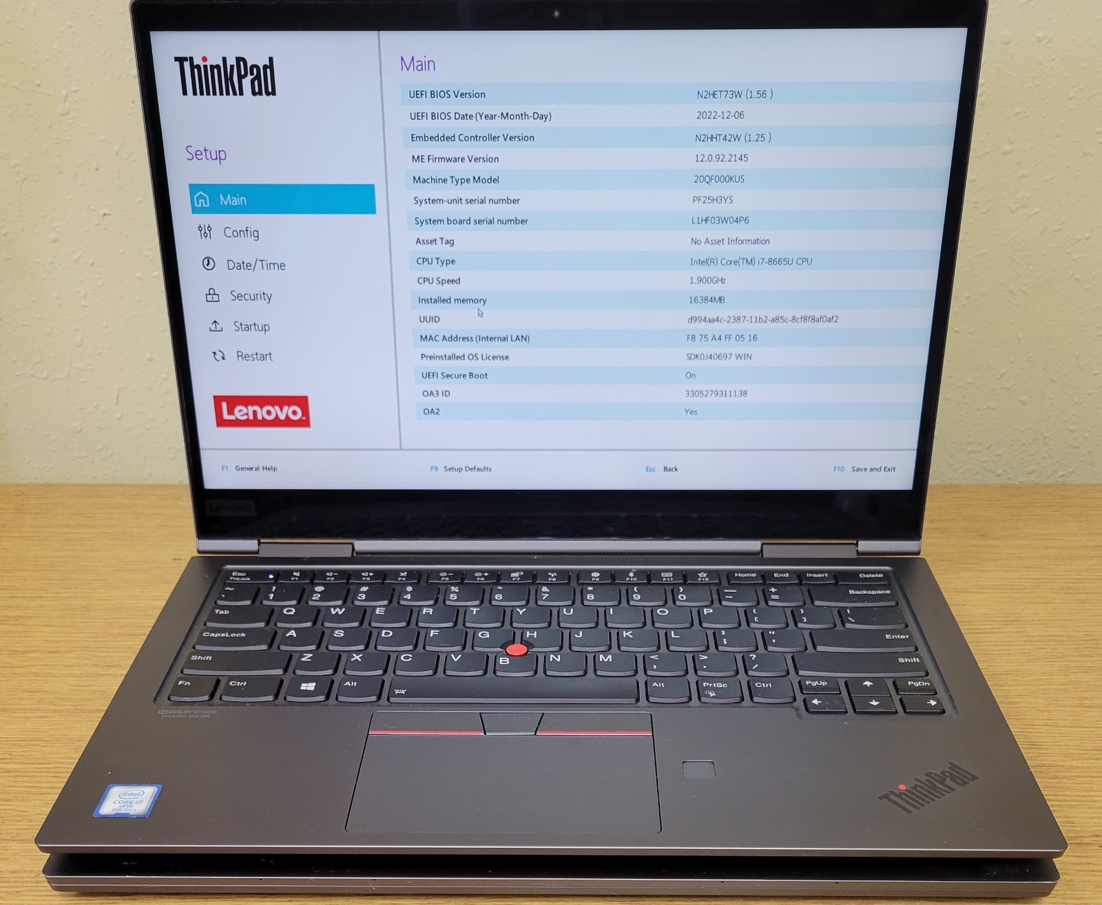 (Lot of 2)Lenovo ThinkPad 360 X1 Yoga Gen 4 i7-8665U 1.90GHz 16GB QHD No OS