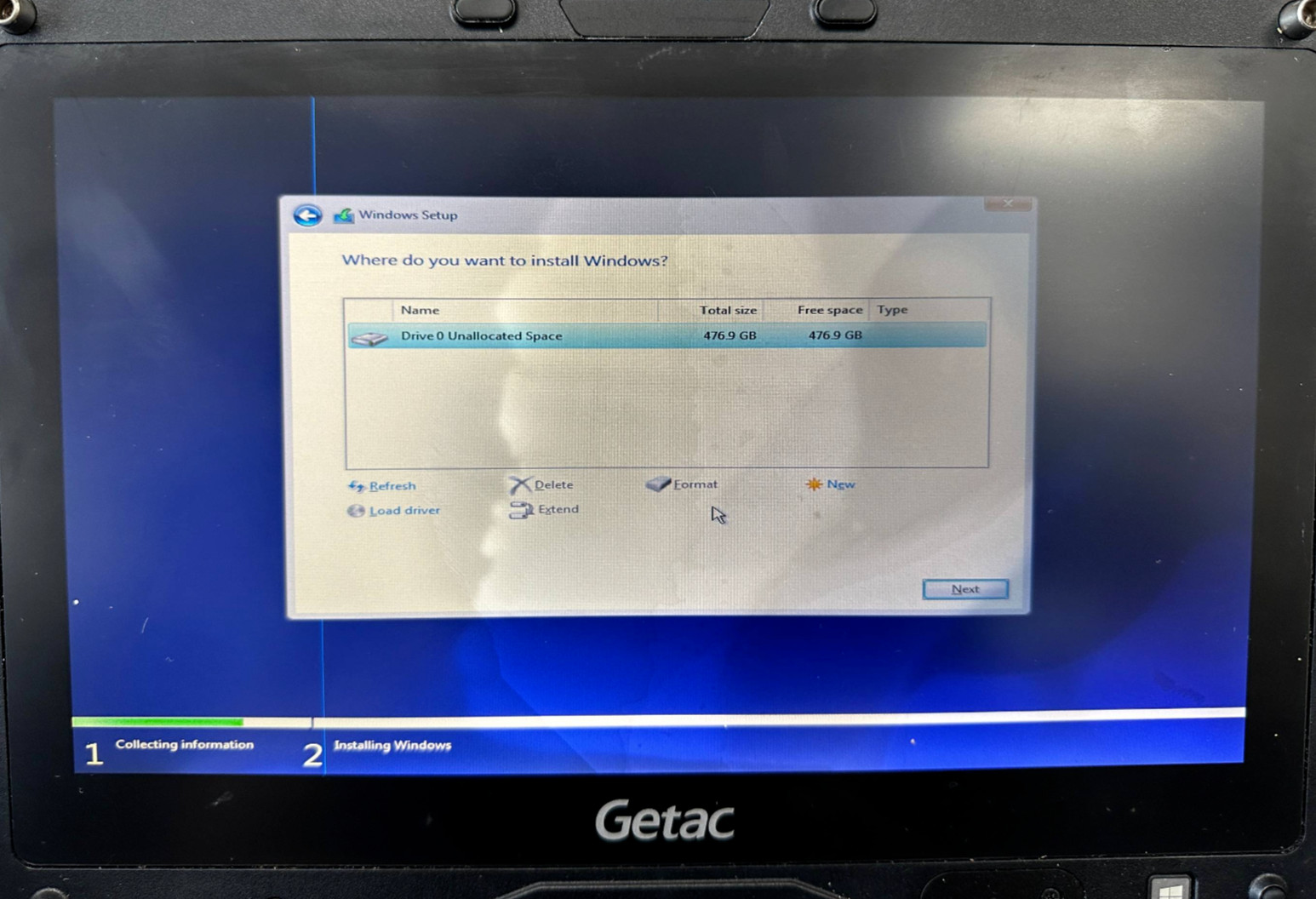 *AS-IS* Getac V110 G2 Rugged ToughBook i5-5200U 2.20 GHz 8GB RAM *No HD 19349hrs