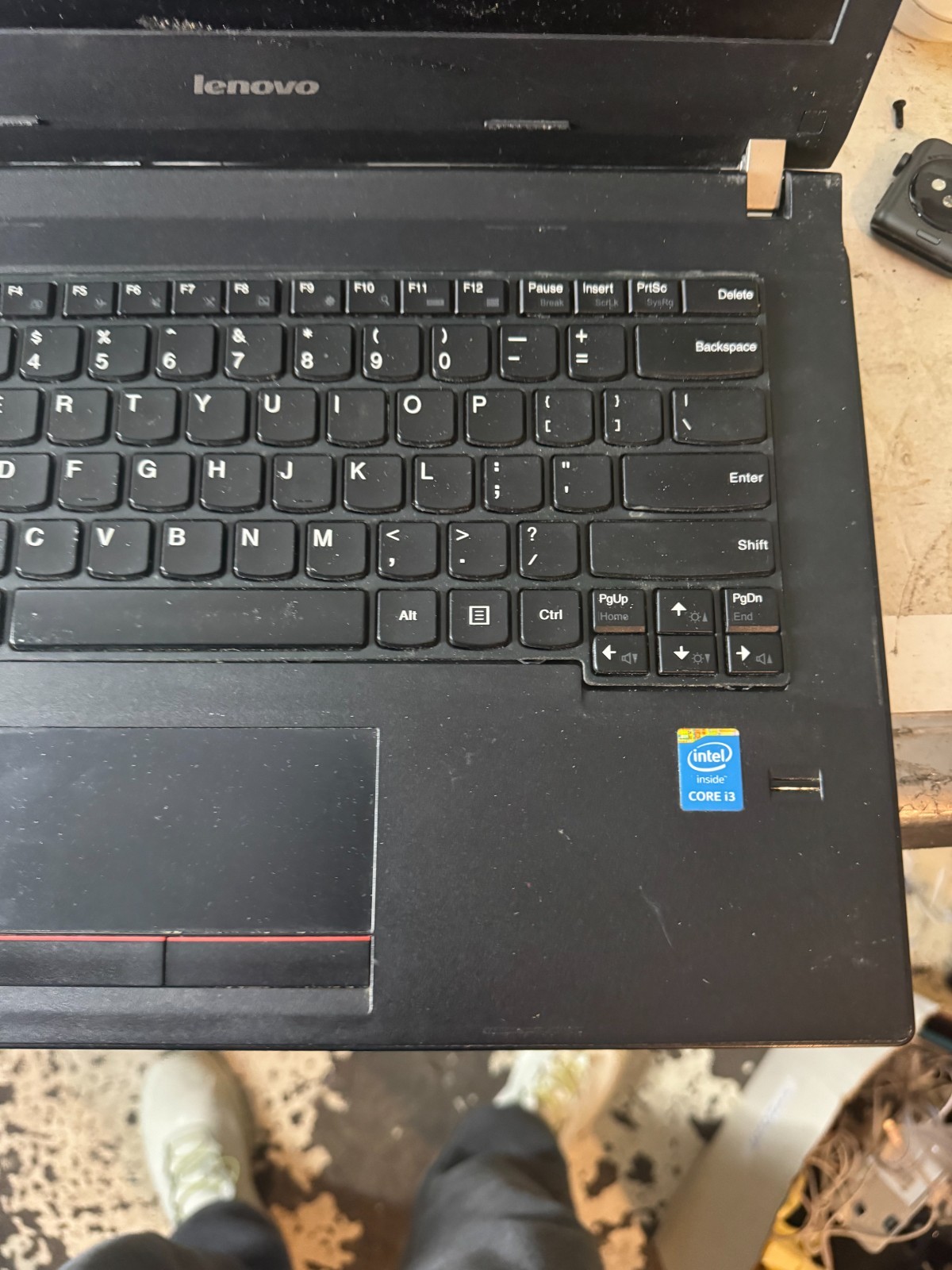 Lenovo ThinkPad E40 i3 4th Gen Boots Missing Bottom Cover Keyboard Issue Parts