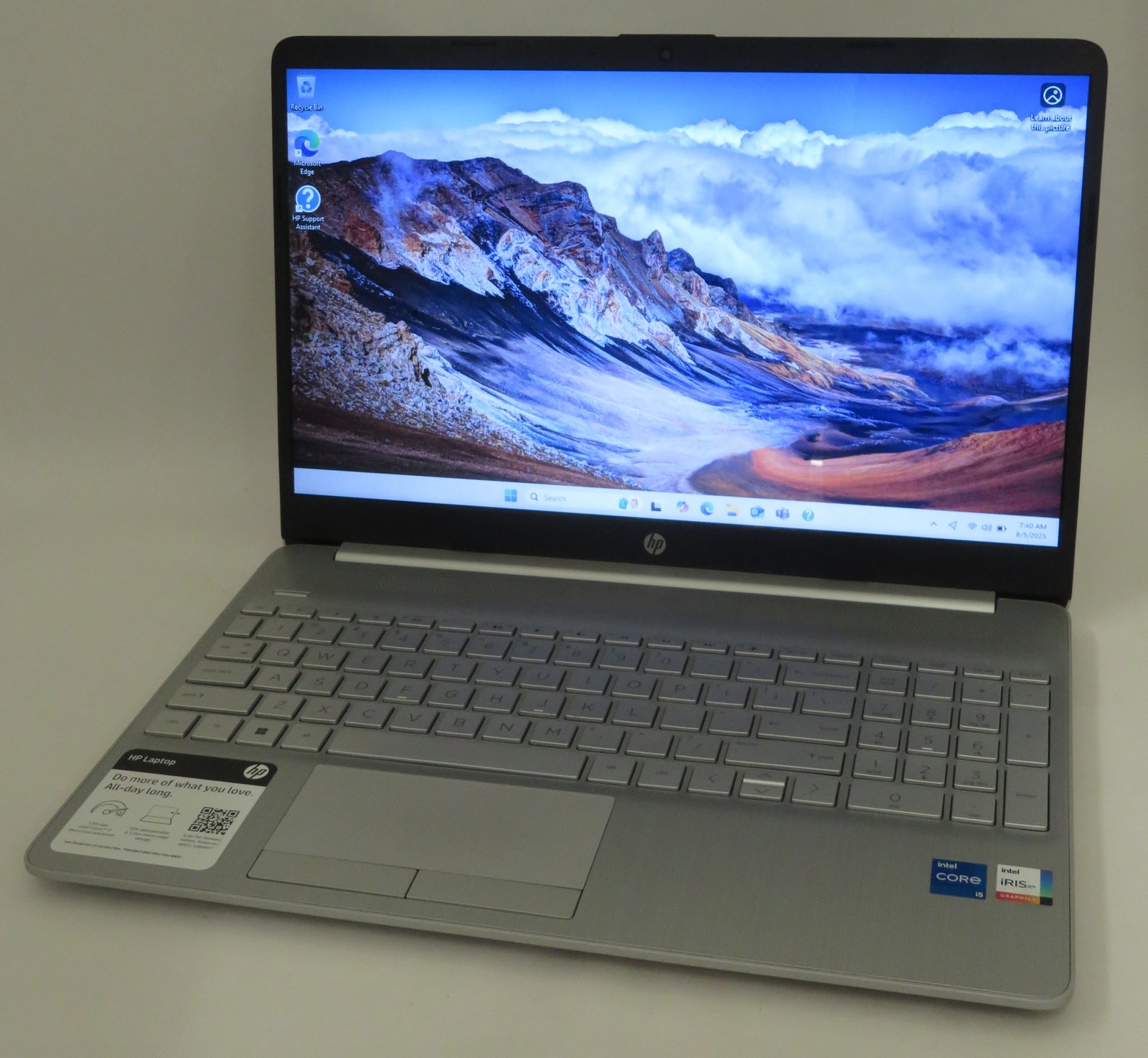 HP 15-dw4725od 15.6in Laptop i5 1235U 1.3GHz 8GB RAM 512GB SSD Windows 11 Home