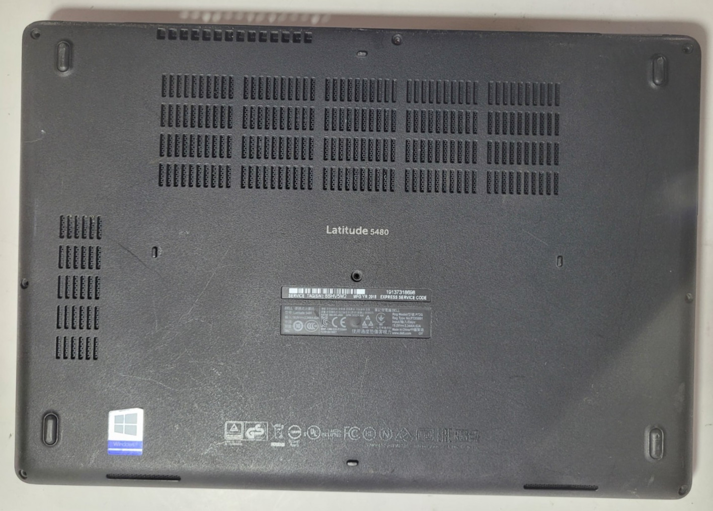 Dell Latitude 5480 w/i5 7th Gen 14″ Laptop for Parts/Repair #0302