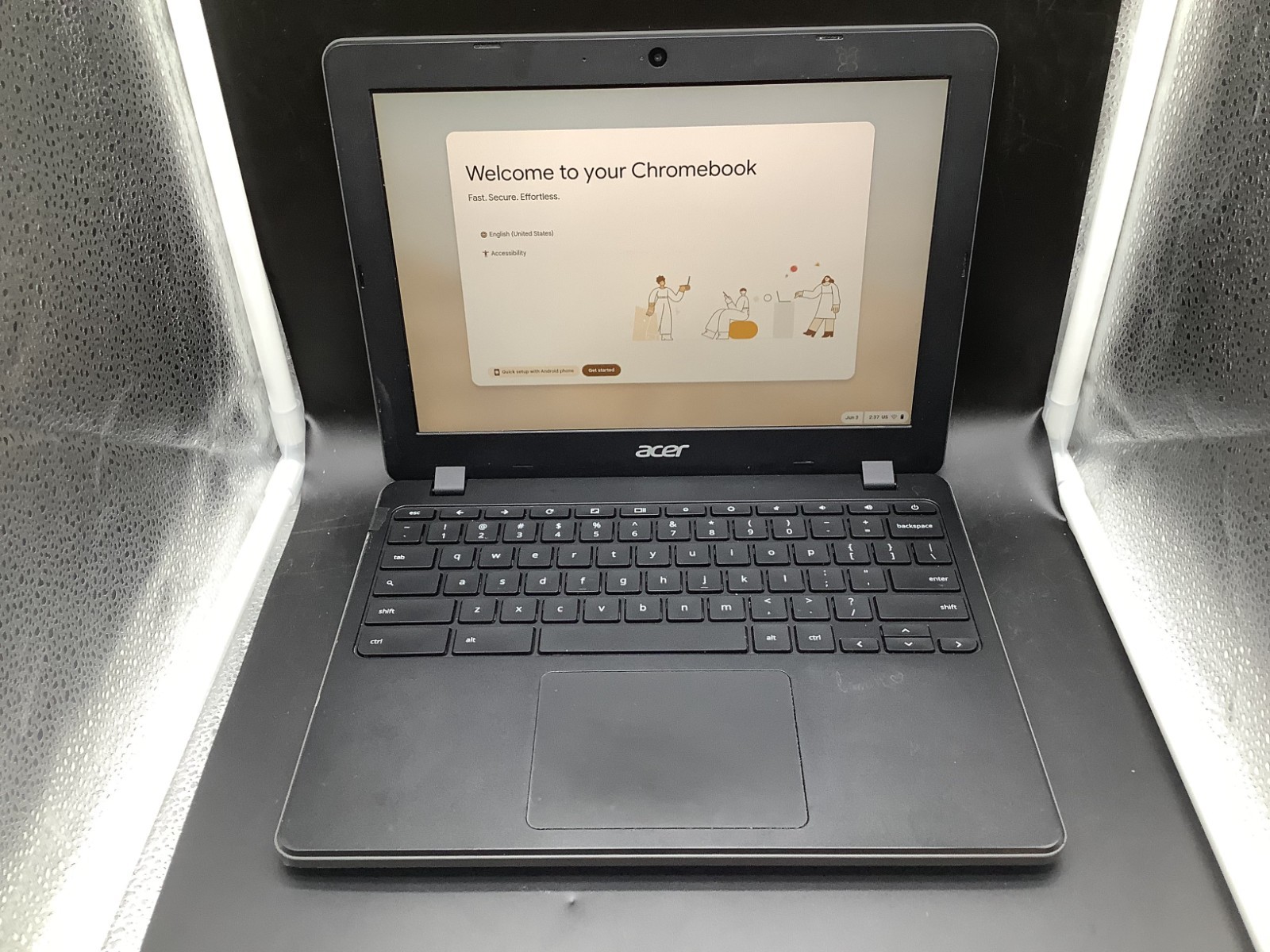 Acer Chromebook 712 C871-C85K Laptop Celeron 5205U 32GB SSD 4GB RAM – Read Desc