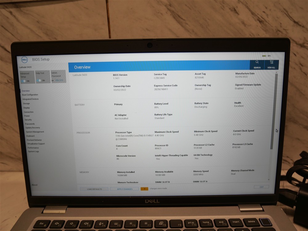 DELL LATITUDE 5420 14″ Laptop i5-1145G7 11gen 8GB RAM w/ EXCELLENT BATTERY!