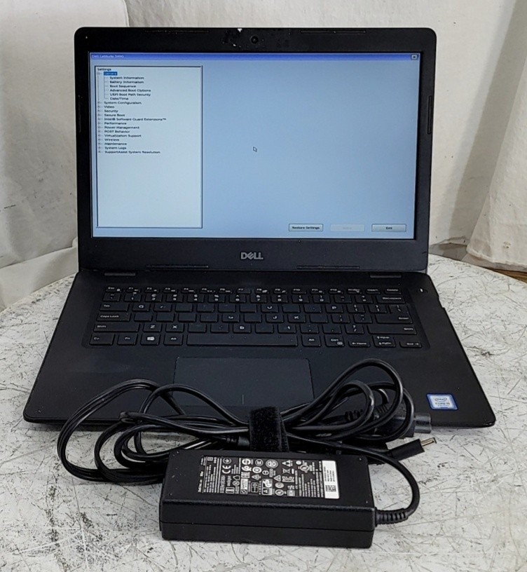 DELL LATITUDE 3490 Laptop Core I5-7200U 4GB 256GB SEE NOTES