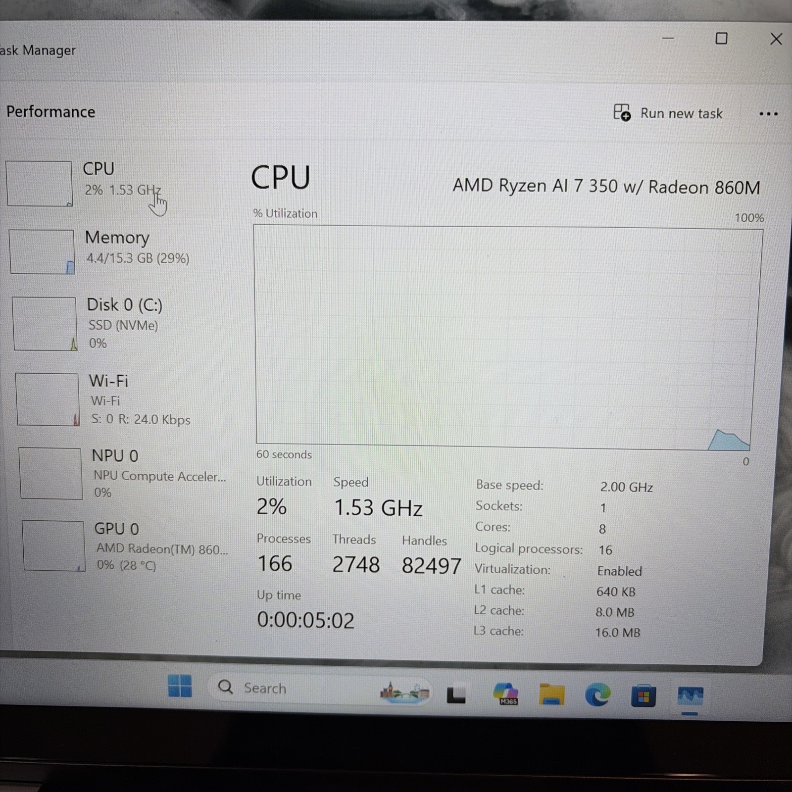 Dell 14 Plus DB14255 Windows 11 AMD Ryzen AI 7 350 2.0GHz 16GB RAM 1TB SSD 14″