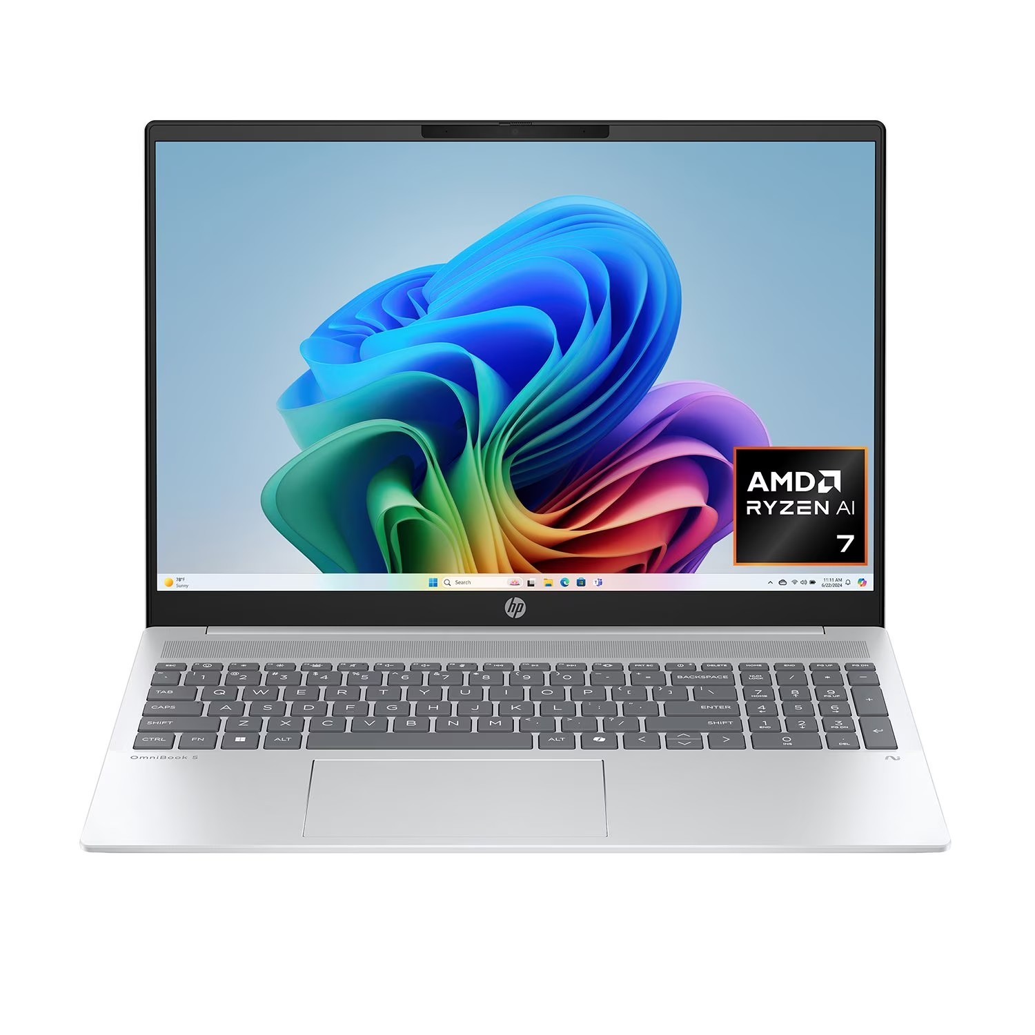 HP OmniBook 5 Laptop AMD Ryzen AI 7 350 AMD Radeon 860 Graphics 16GB RAM 1TB SSD