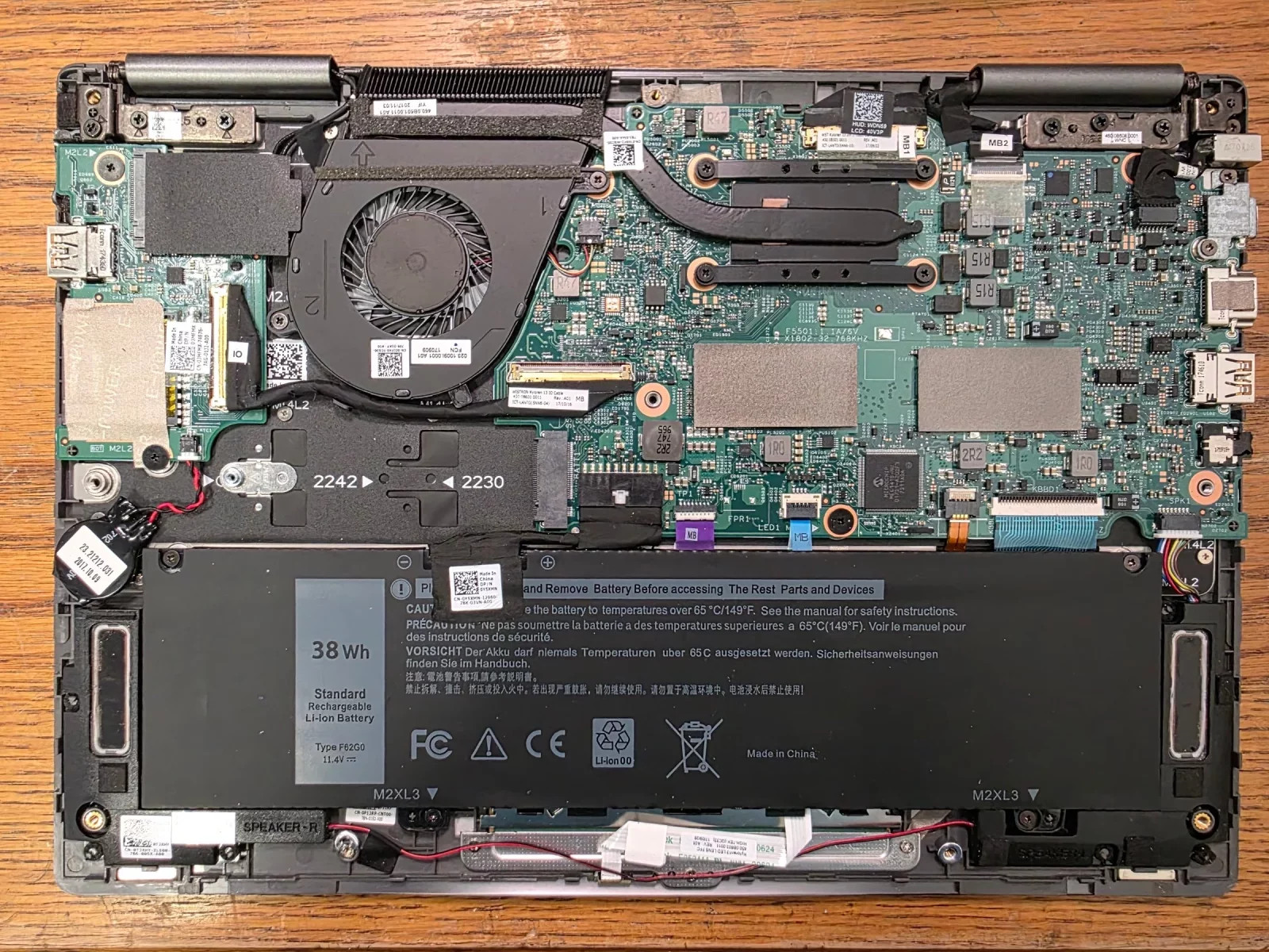 Dell Inspiron 7373, i5-8250U, 8GB, NO SSD/OS, POSTS, For Parts
