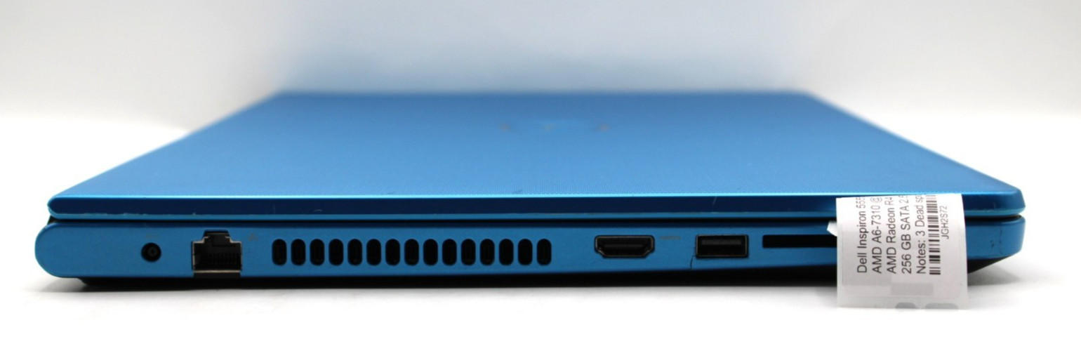 Dell Inspiron 5555 AMD A6-7310@2.0GHz 4GB DDR3 256GB SATA NO OS *USED/TESTED*