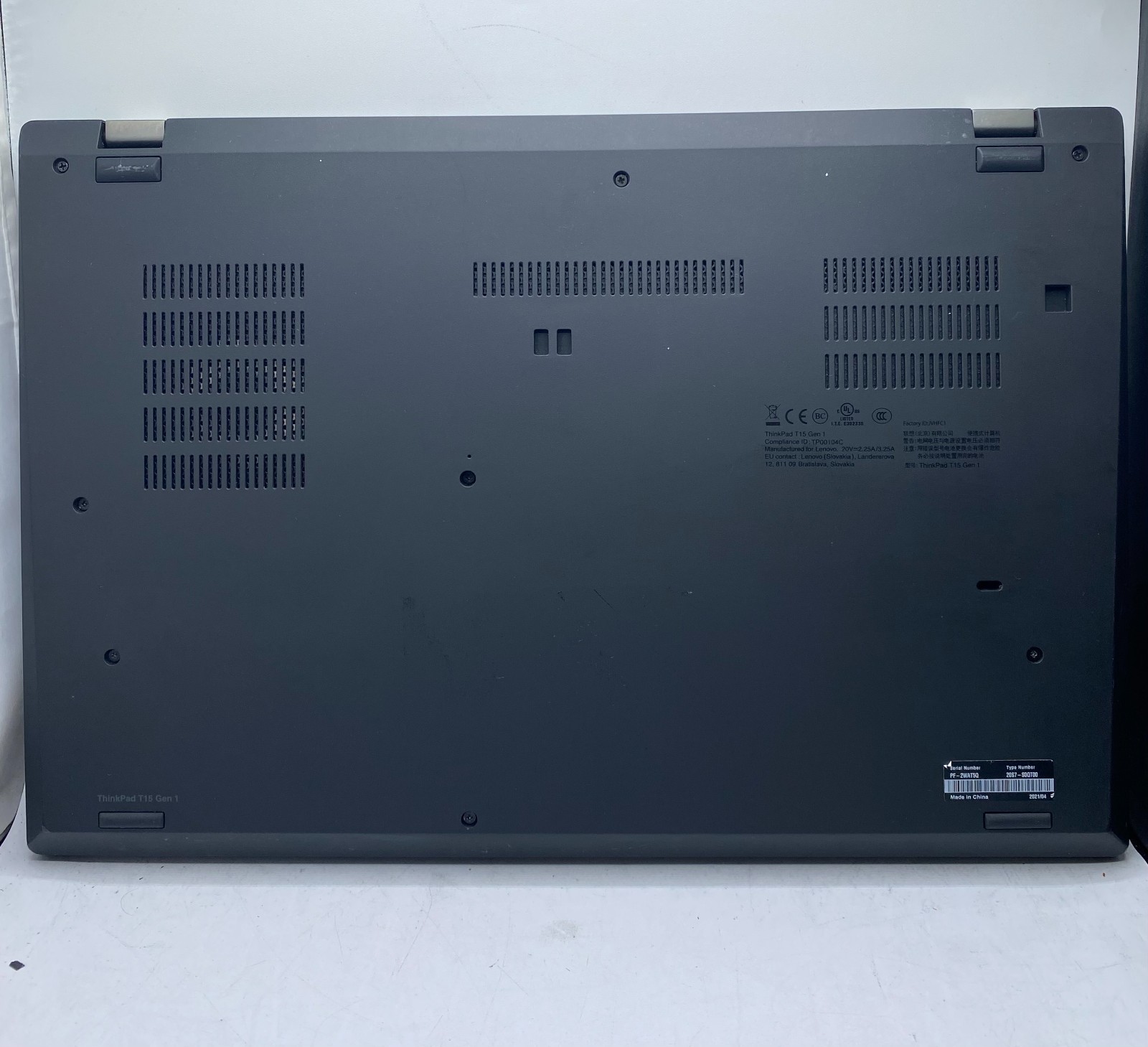 Lenovo ThinkPad T15 15.6″ Laptop Intel Core i7-10510U 1.80GHz 16GB RAM 256GB