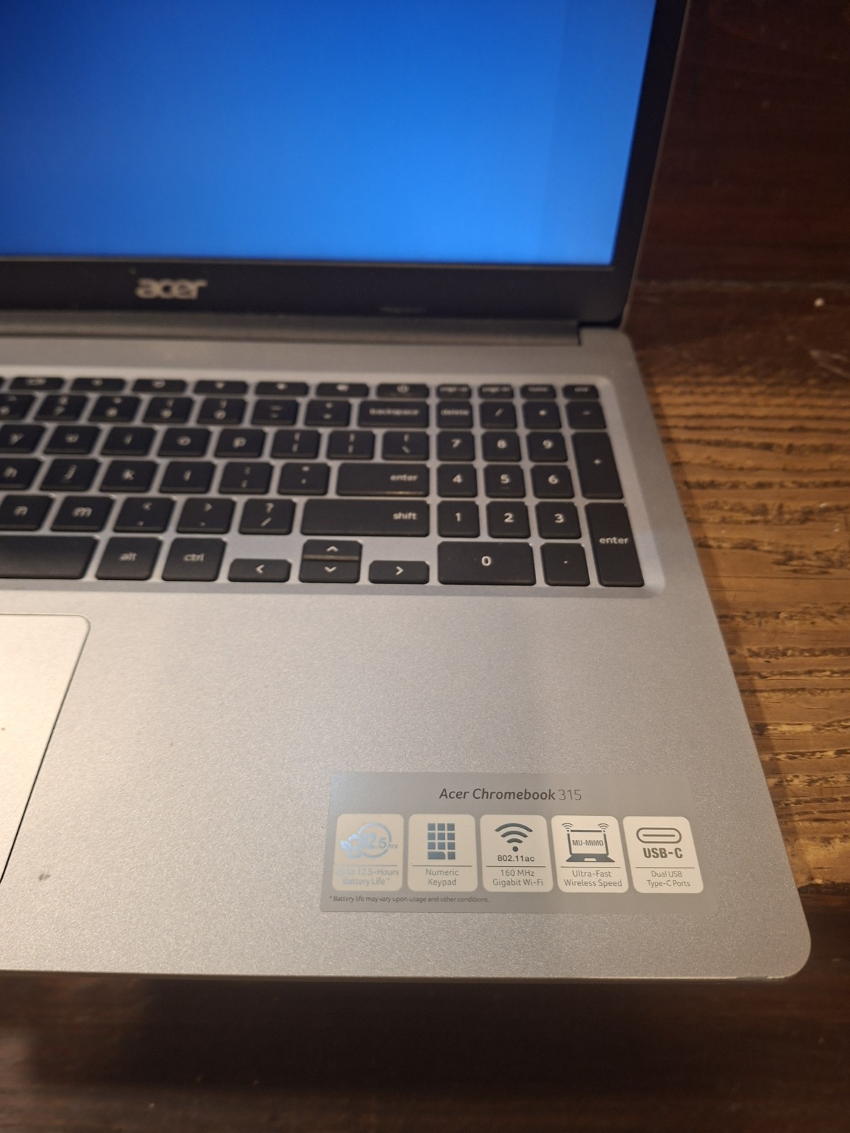 Acer Chromebook 315 N21Q9 CB315-4H Series 15.6″ Laptop – Excellent – AS-IS Parts