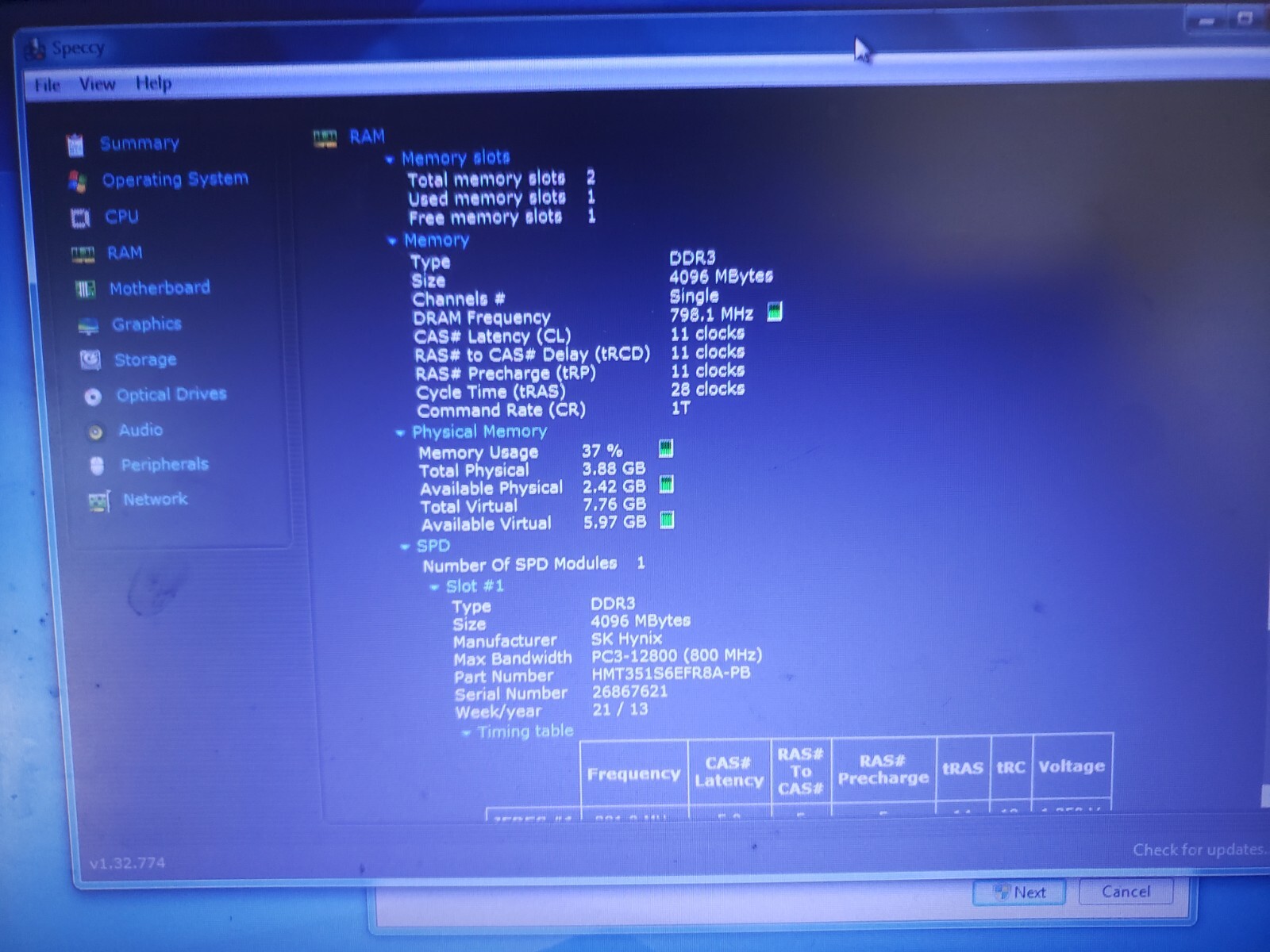 HP ProBook 4440s i3-3110M 2.40GHZ, 4GB RAM, 500GB HDD Windows 7 Pro PLEASE READ