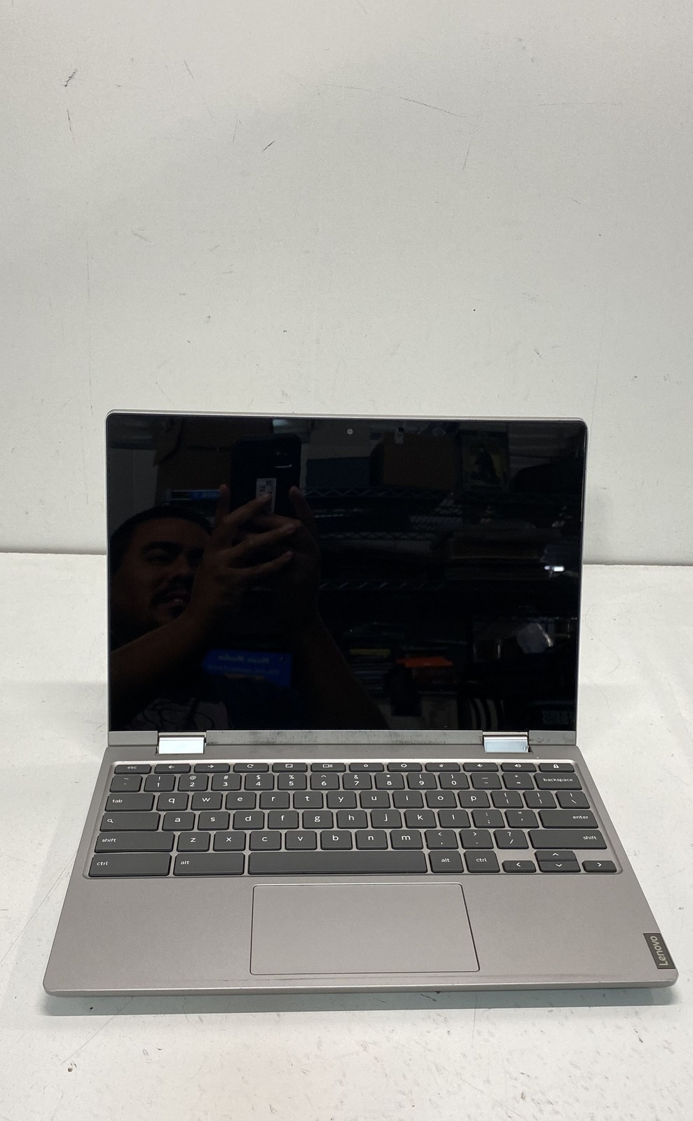 Lenovo Chromebook C340-11 11.6″ Intel Laptop Platinum Grey No Sound Tested