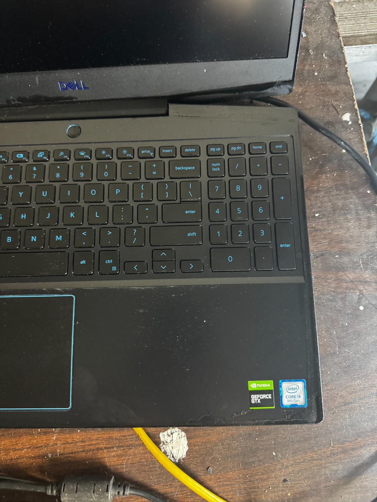 Dell G3 P89F Intel Core i5 9th Gen Gaming Laptop for Parts/Repair #5906