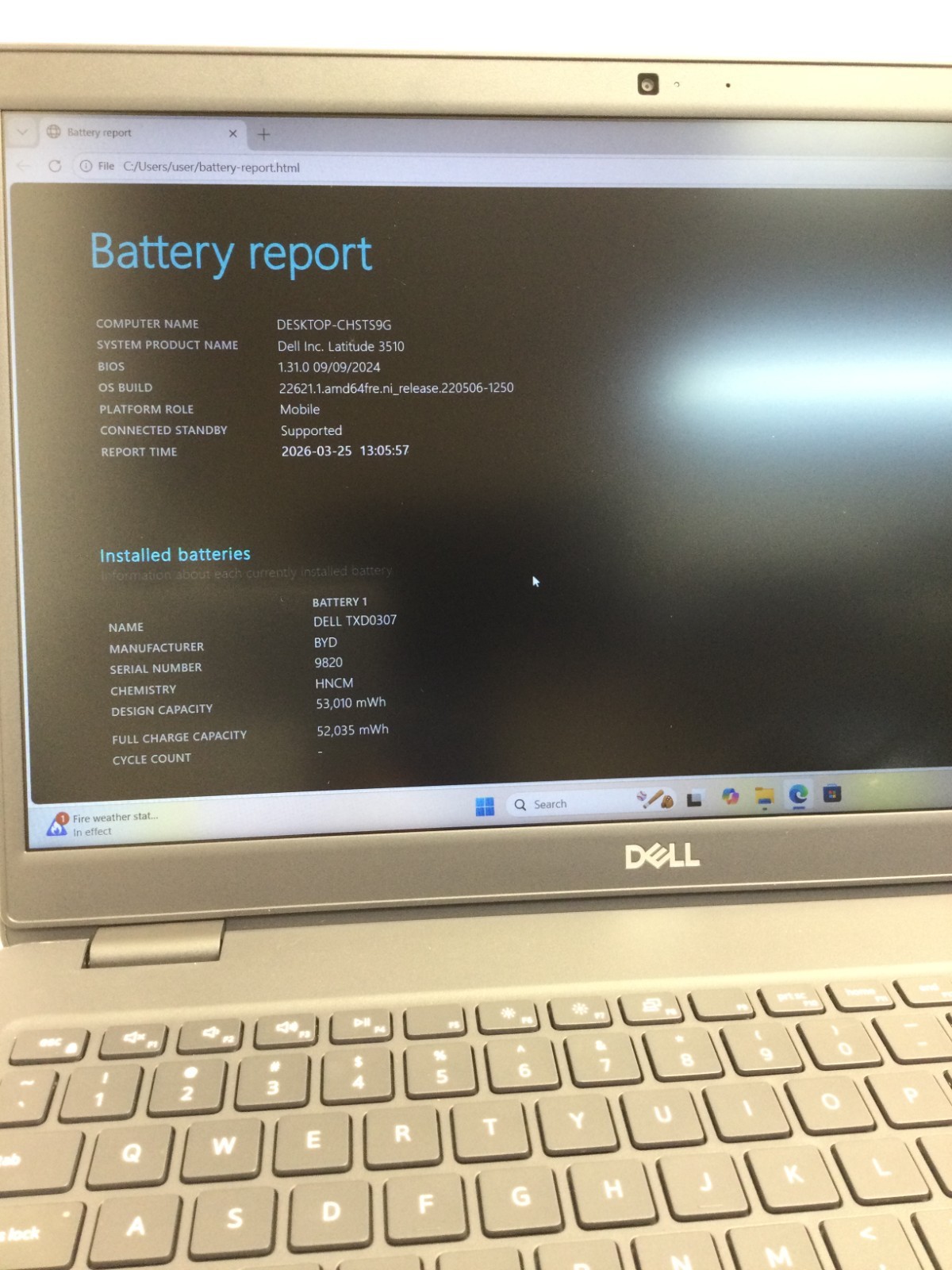 Dell Latitude 3510 15.6″ core i5-10210U 1.60GHz 8GB 256GB SSD WIN 11 PRO