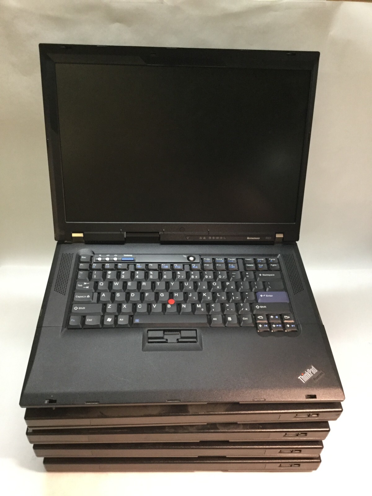 LOT OF 5- Lenovo ThinkPad R61 15″ Intel Celeron -BOOTS TO BIOS -MZ