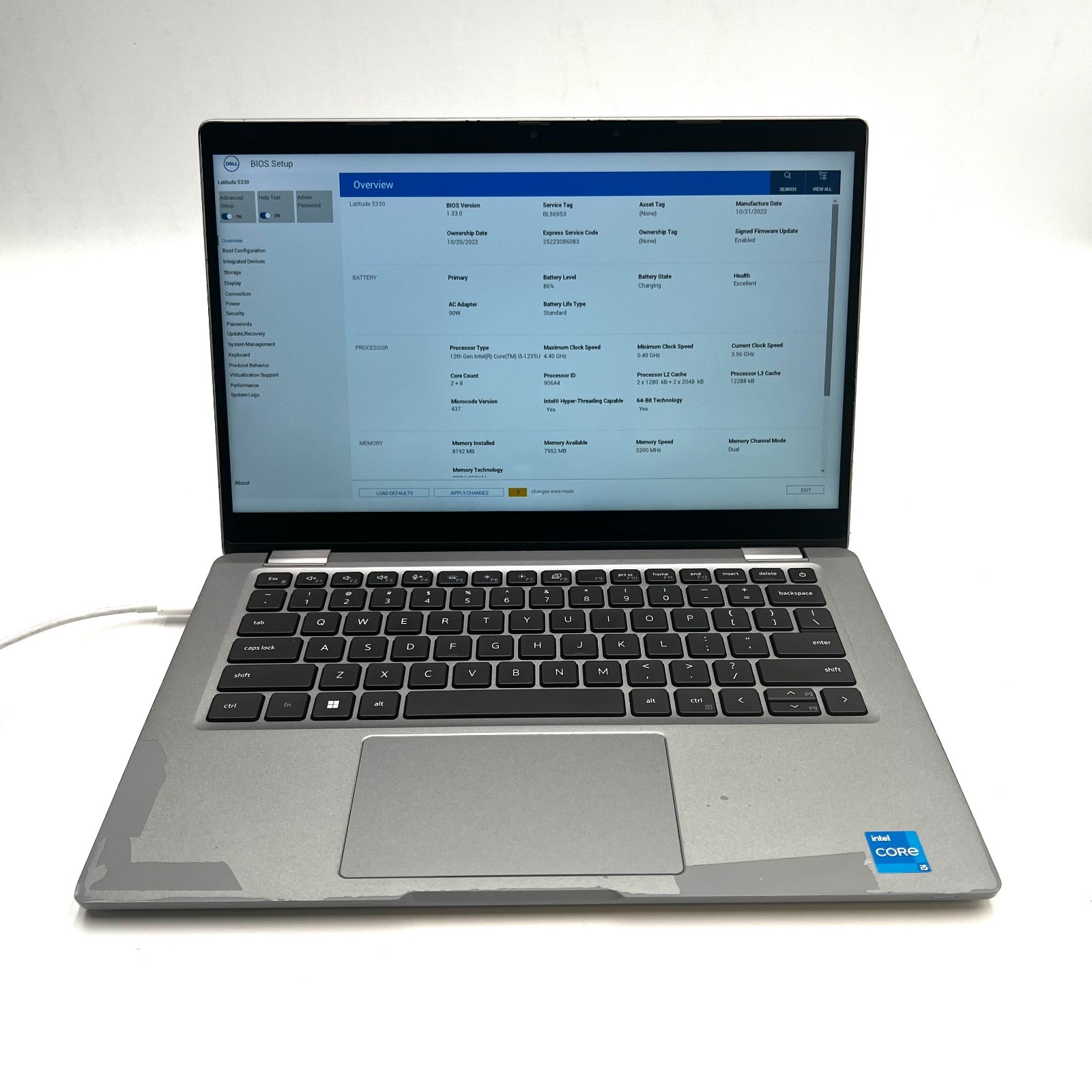 Dell Latitude 5330 13″ i5-1235U 8GB RAM 256GB SSD No OS | TESTED USED – POOR