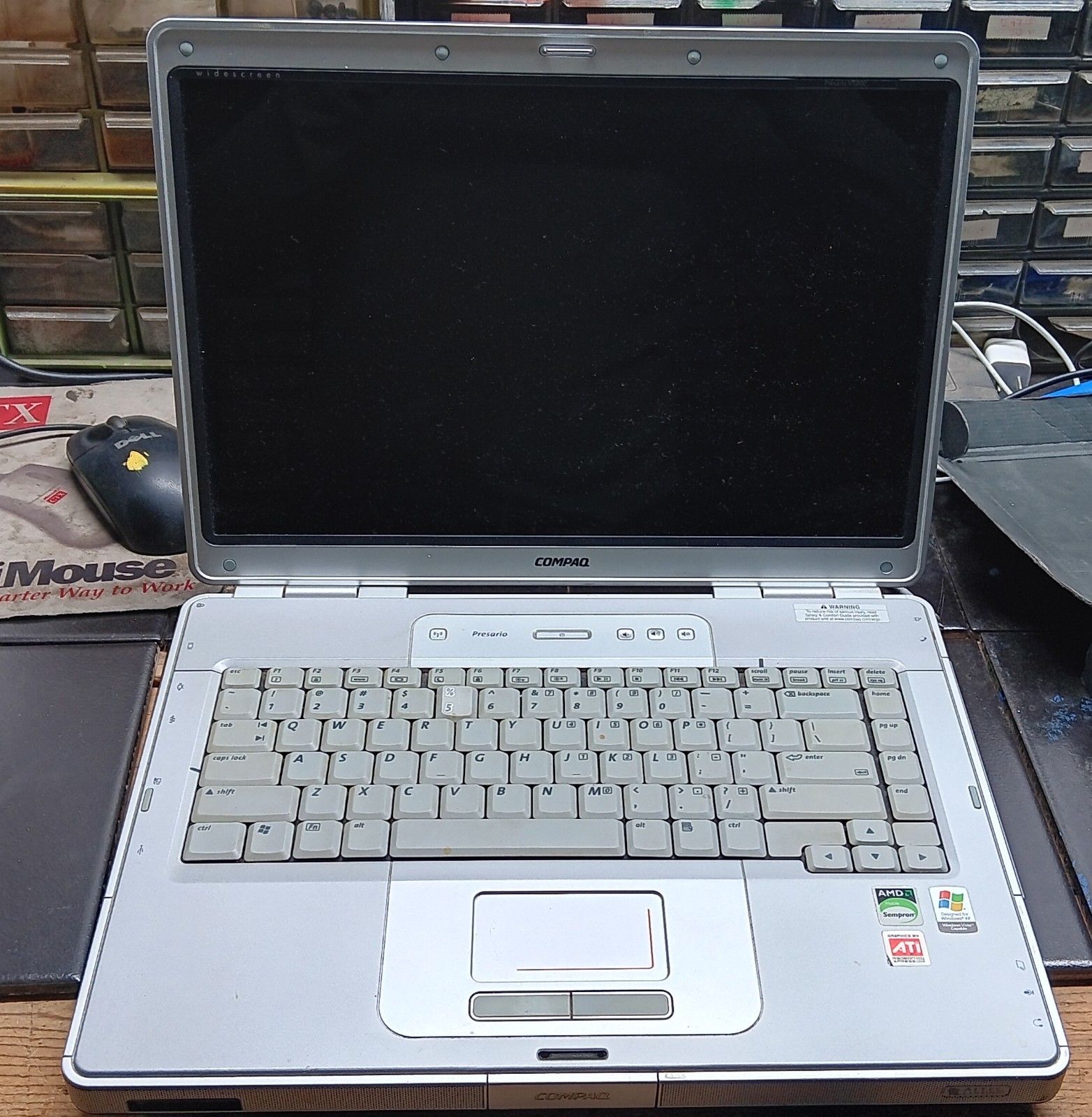 Compaq Presario V5000 AMD Sempron 2GHz 2 GB RAM 160GB HDD**REPAIR OR PARTS**