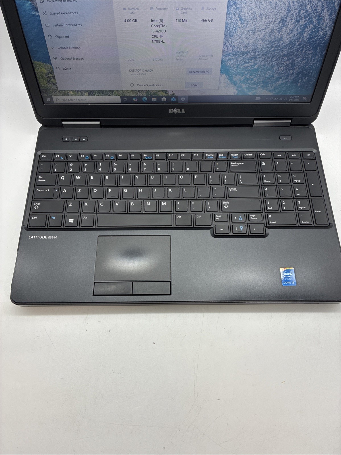 Dell Latitude E5540 Laptop Intel Core i5-4210U + 4GB DDR3 RAM + 500GB HDD (L5)