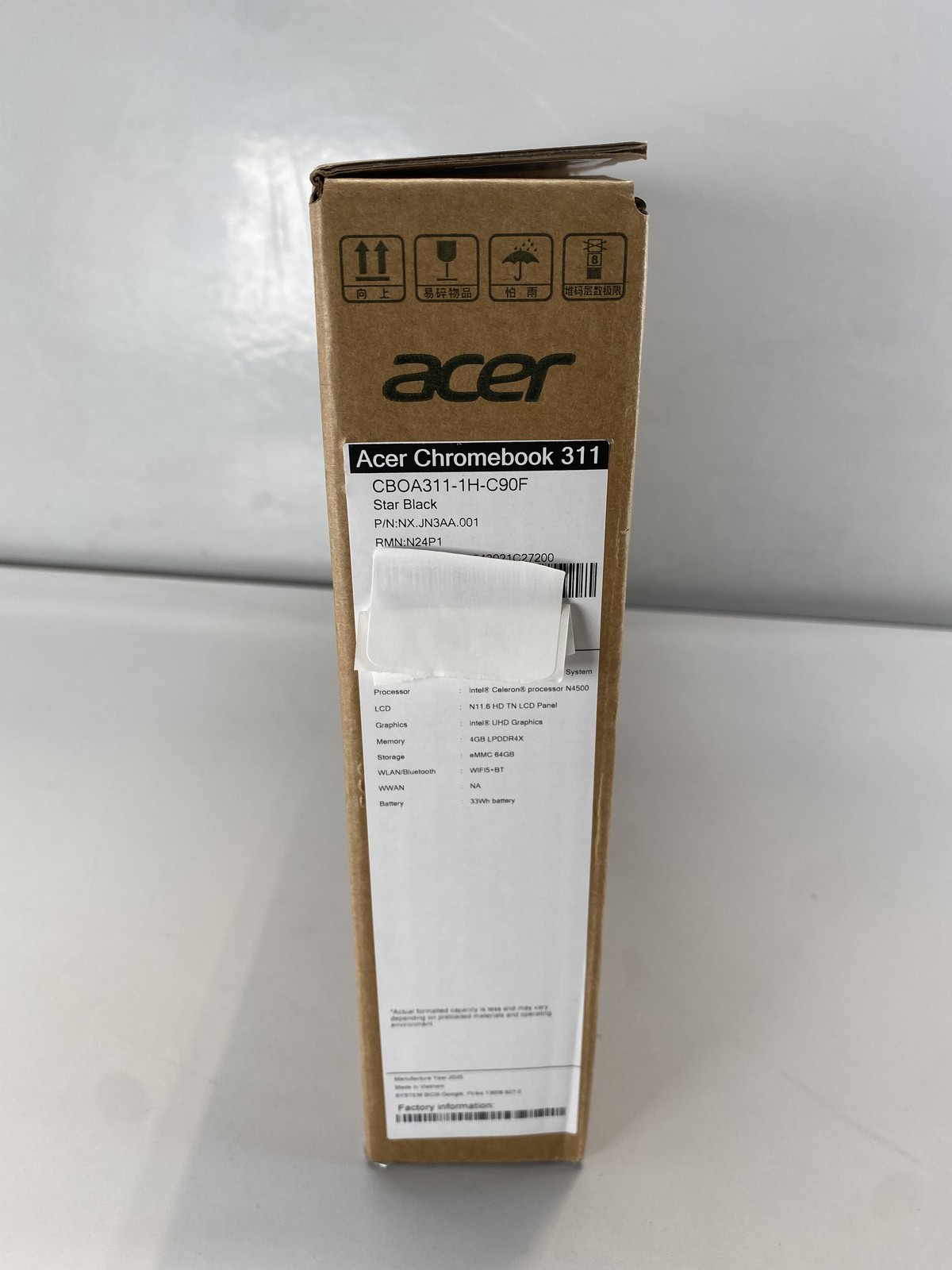 Acer Laptop ChromeBook 311 11.6″ Intel Celeron N4500 64GB – Star Black