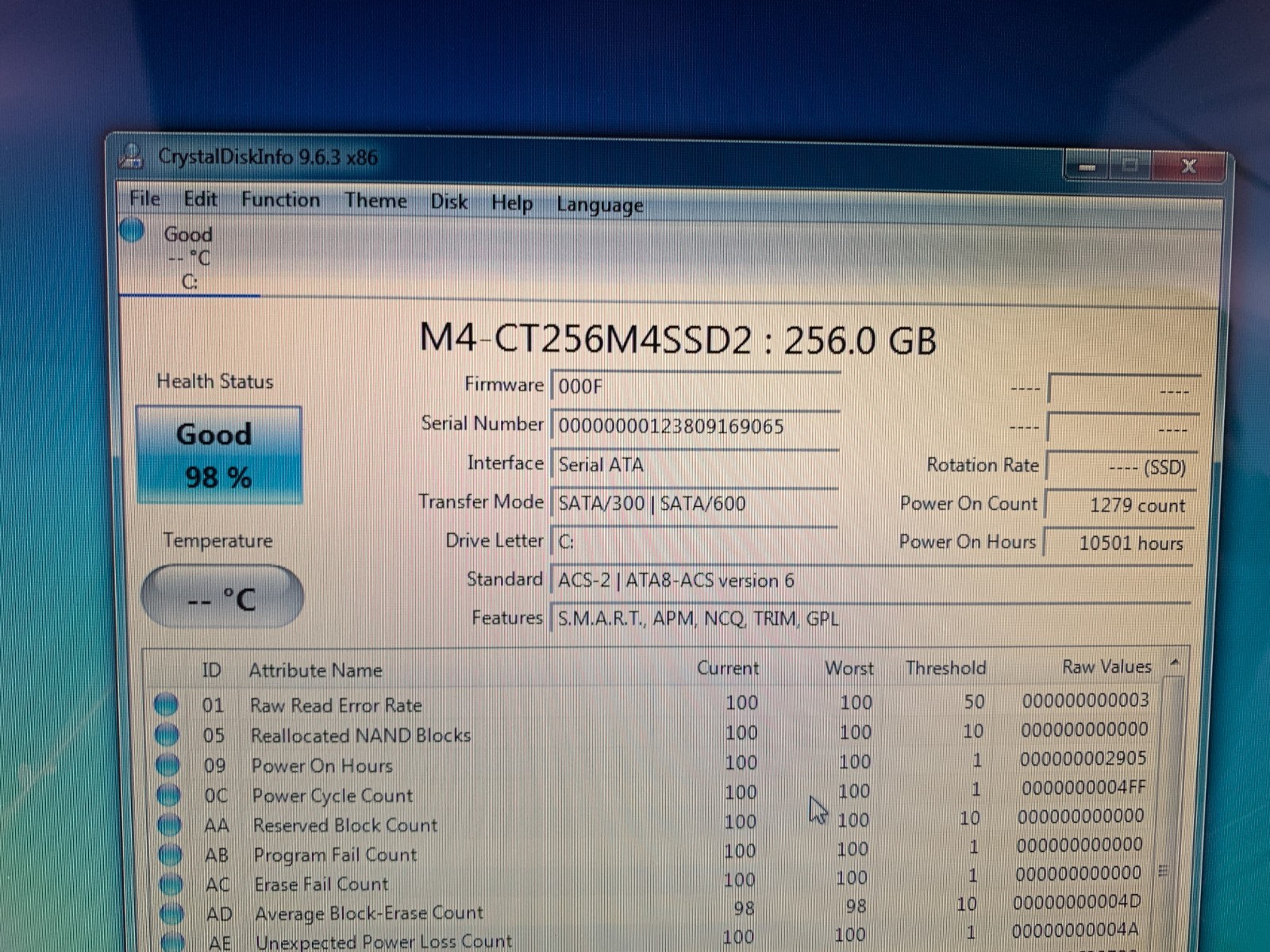 Dell Vostro 1720 Laptop, Intel Core 2 Duo 2.26GHz, 4GB RAM, 256GB SSD, Win7Pro