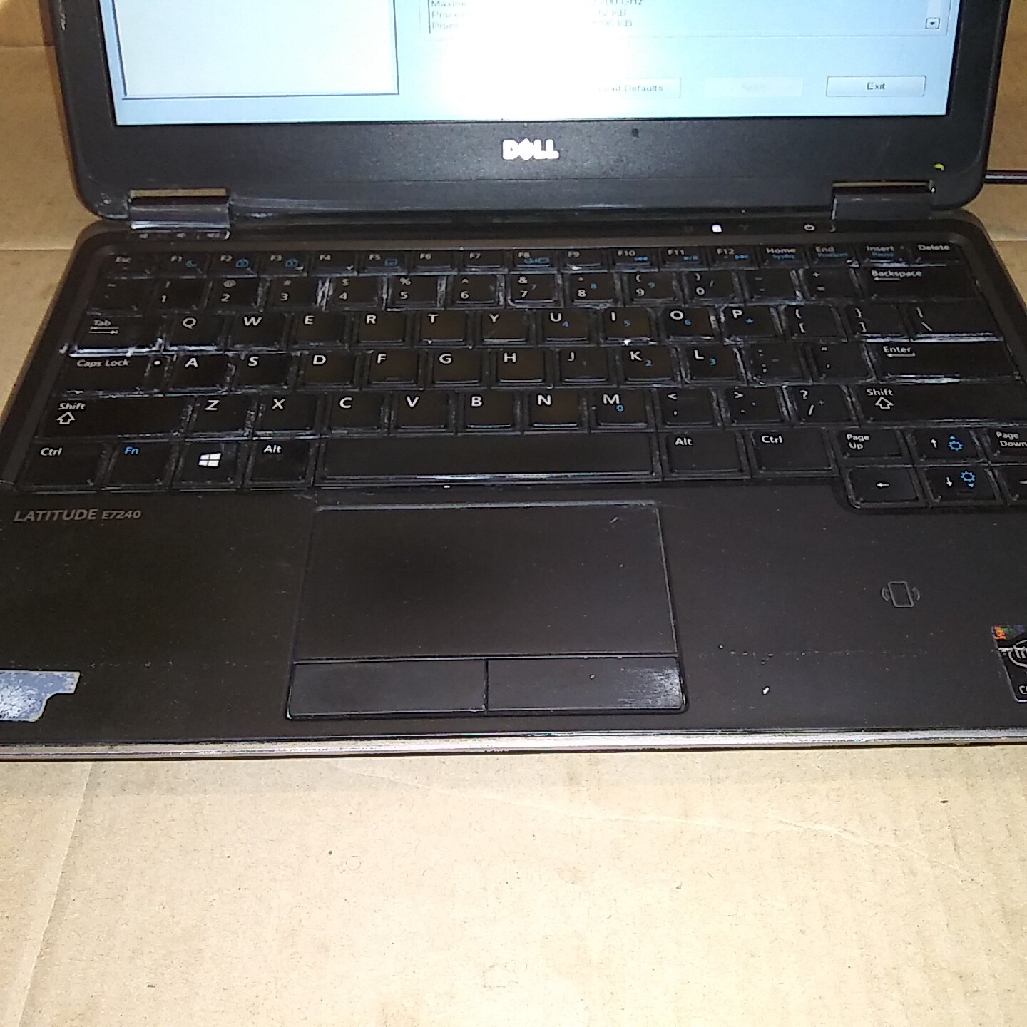 Dell Latitude E7240 Laptop Parts/Repair BOOTS Core i7-4600U 2.1GHz 8GB RAM NO HD