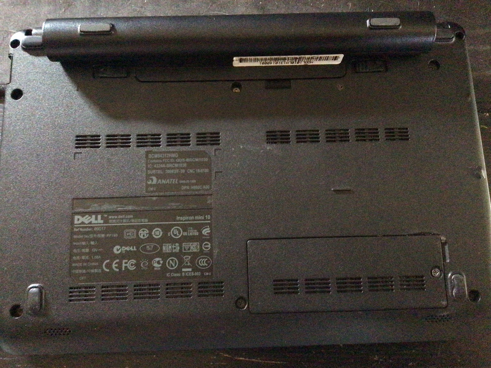 Dell Inspiron Mini 10 PP19S Netbook Atom Z520 1.60Ghz/1GB 10.1″ Laptop Computer