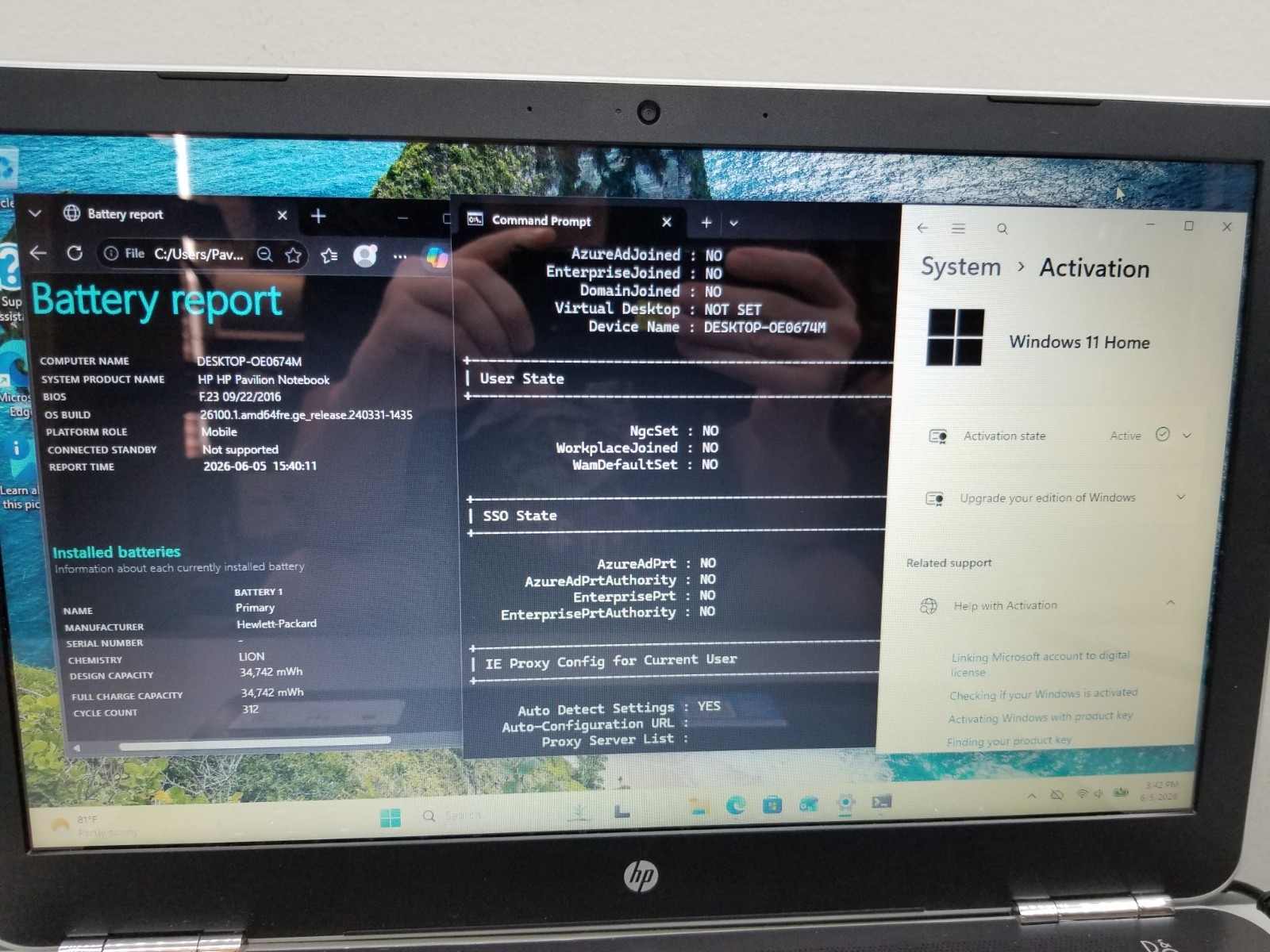 HP Pavilion 15-aw 15.6″ Touch AMD A12-9700P 2.5GHz 8GB RAM 500GB SSD Win11H READ