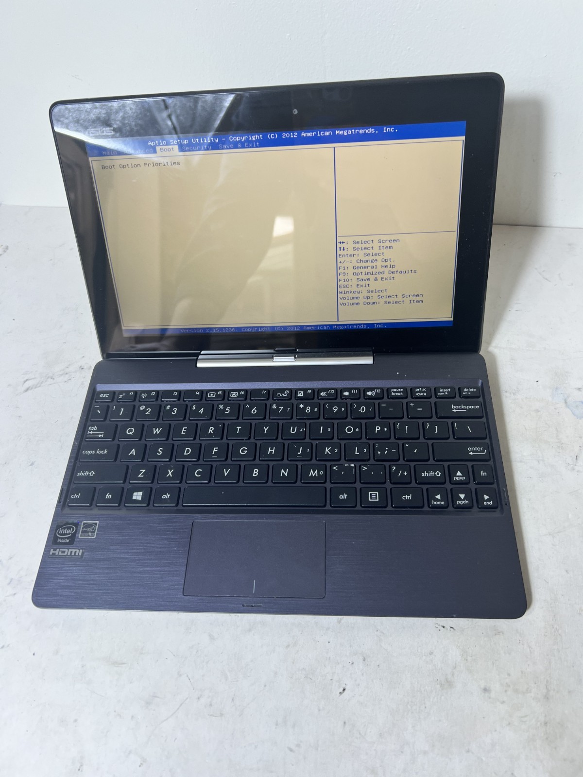 ASUS Transformer Book T100TA Intel Atom Z3740 10.1″ 2GB RAM As-Is for Parts READ