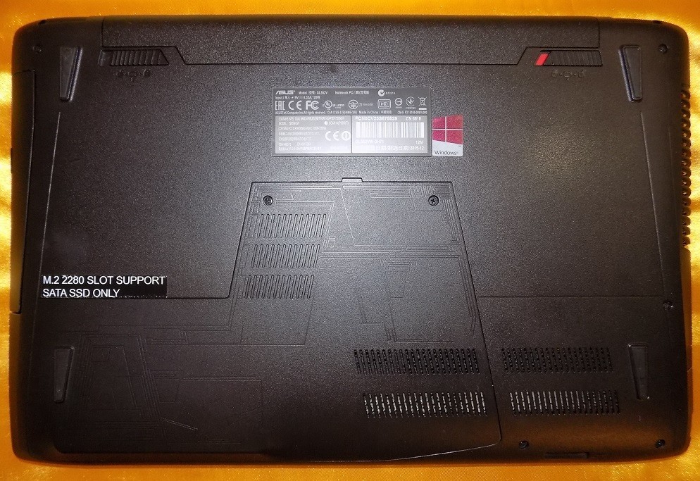 ASUS ROG GL552VW -DH71 15.6″ 1TB +256GB 16GB Win11 ****Gaming PC Laptop Computer