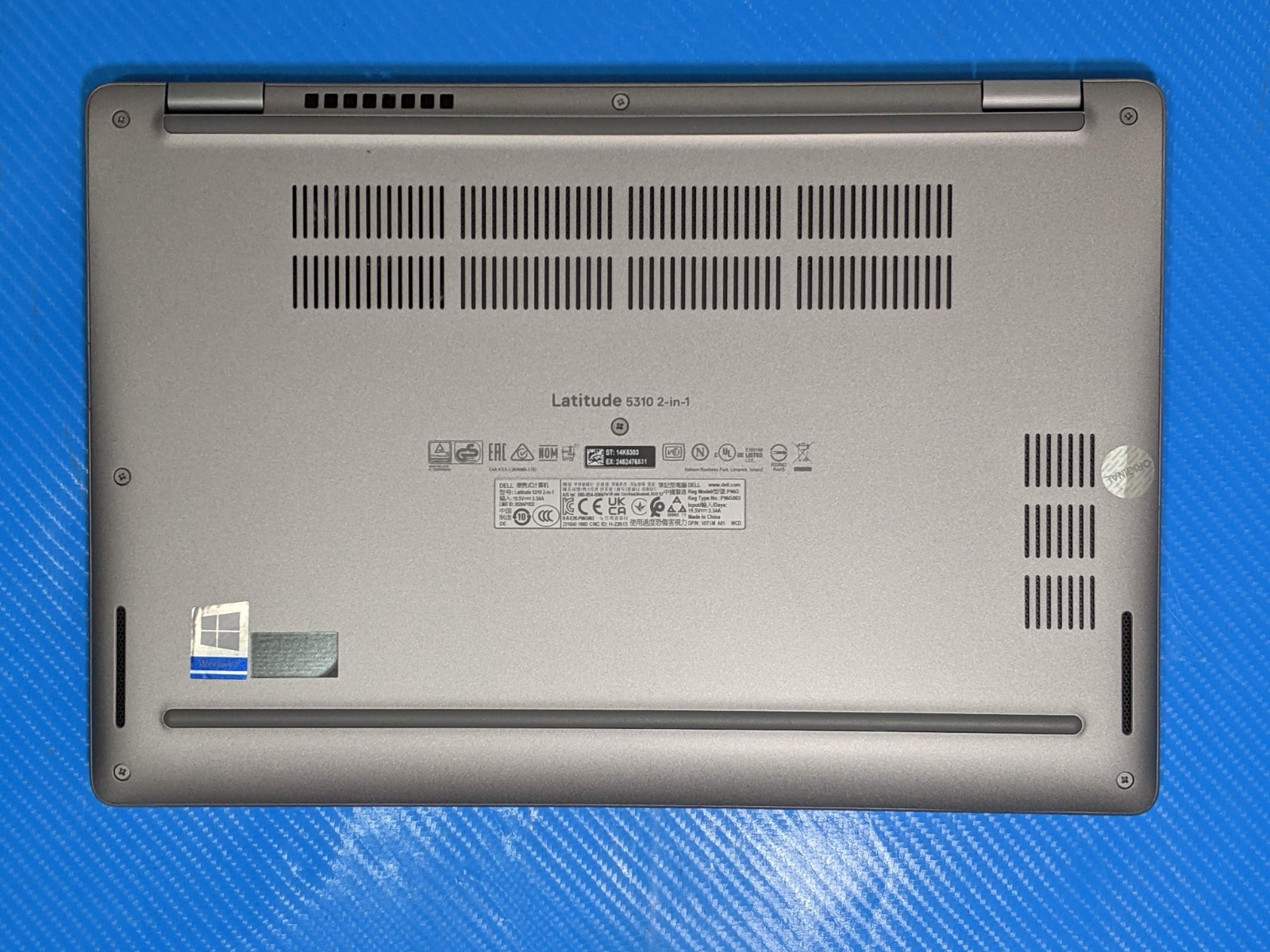 Dell Latitude 5310 2n1 13.3″ FHD TOUCH i7-10 vPRO 1.8GHz 32GB 512GB SSD W11P +PA