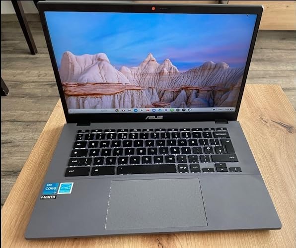 Asus CX34 14″ Intel i3 16/256 Gray Chromebook Plus LIKE NEW-My Mom didnt want it