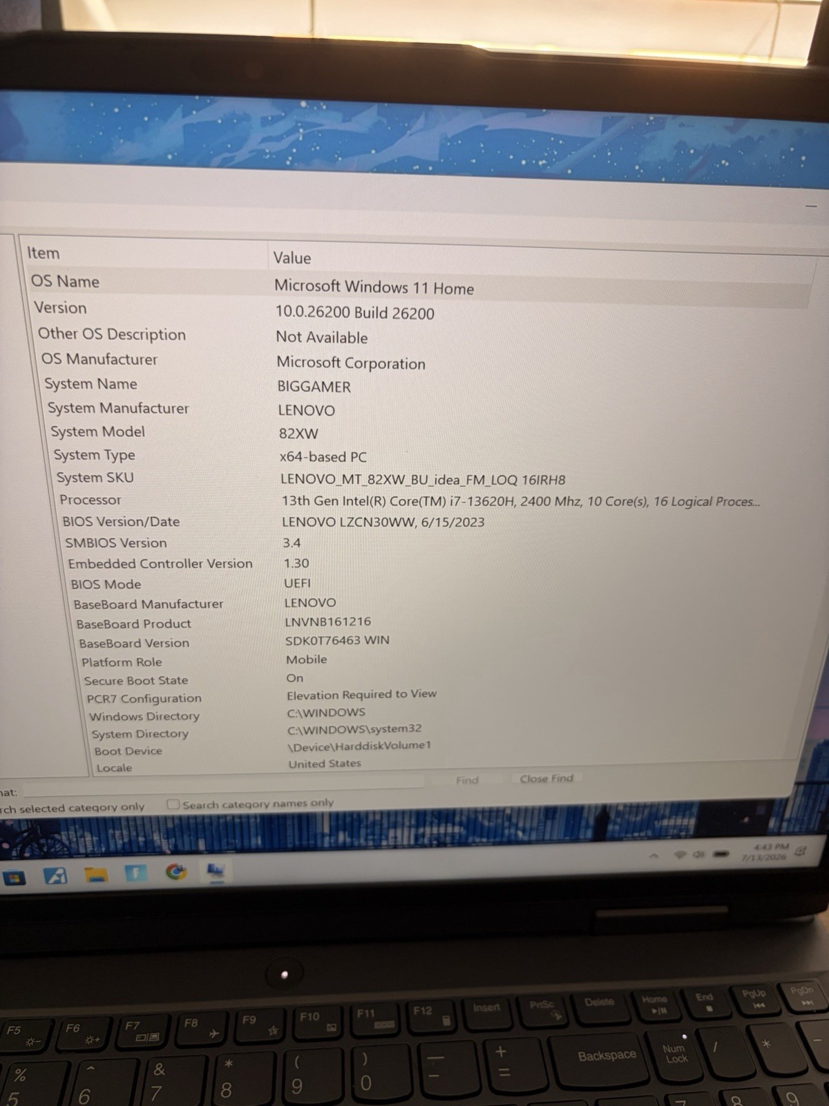 Lenovo LOQ 15IRH8 Gaming Laptop (i7-13620H, RTX 4060, 16GB, 144hz)