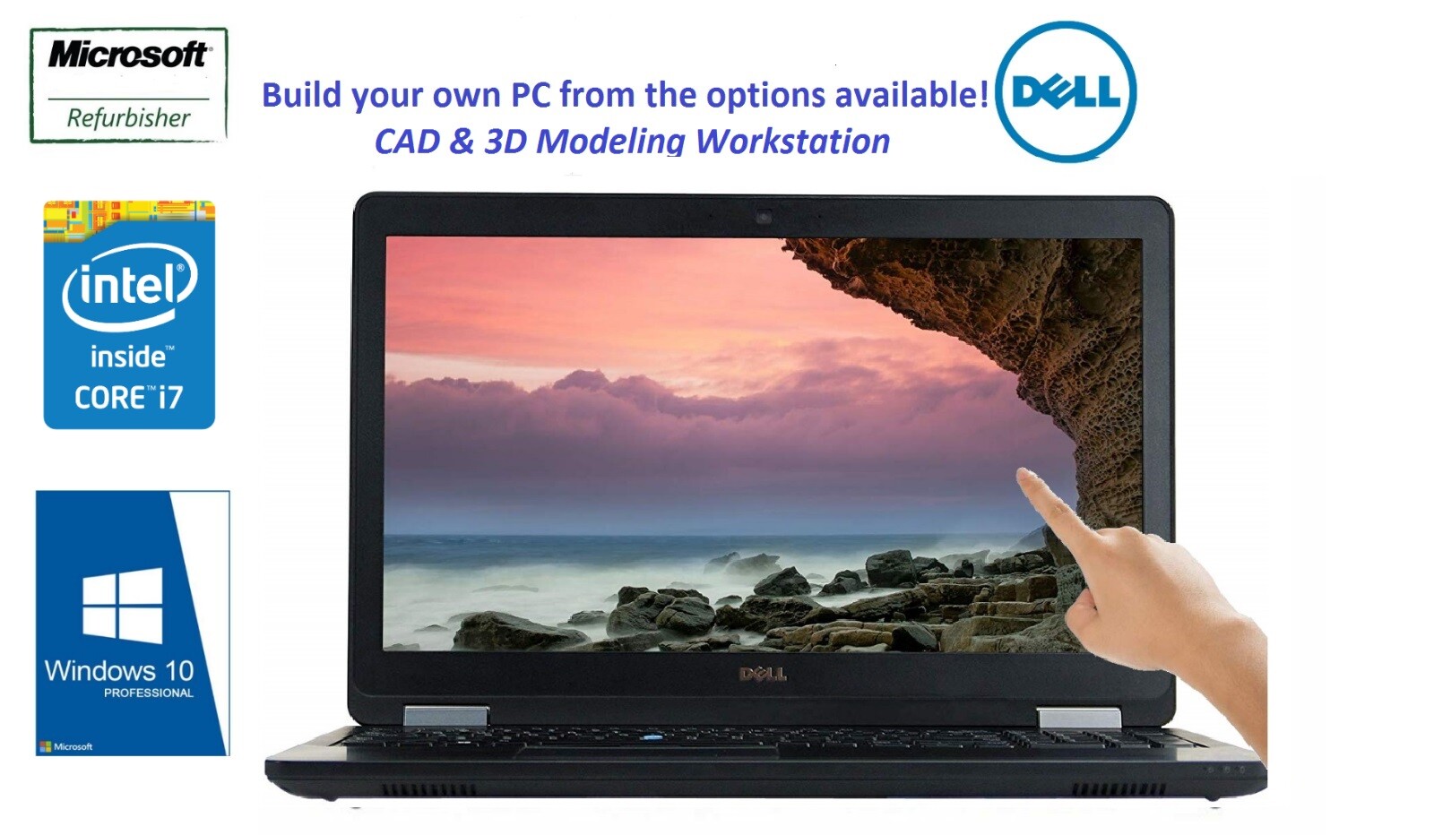 Dell Latitude E5570 Core i7 8GB 16GB 32GB RAM 256GB 512GB 1TB 2TB SSD Win 10/11