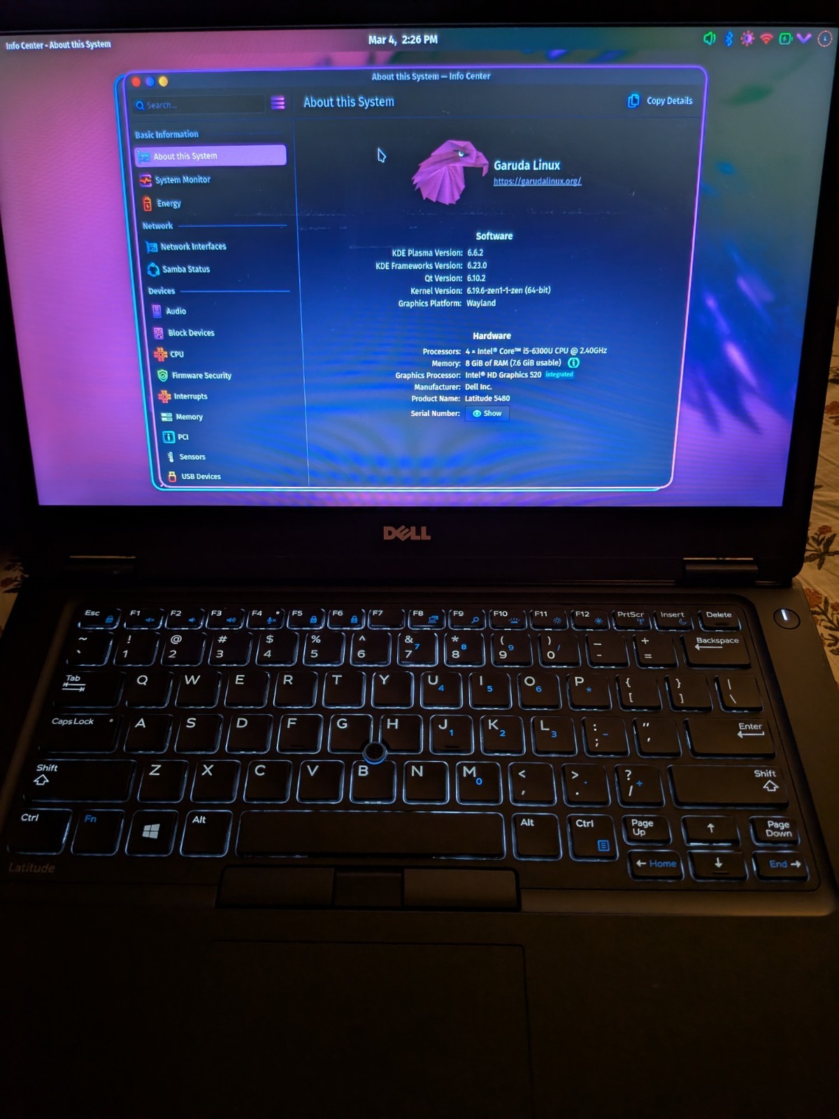 Dell Latitude 5480 14″ (500gb HDD, Intel Core i5 6th Gen., 2.3GHz, 8GB) Laptop