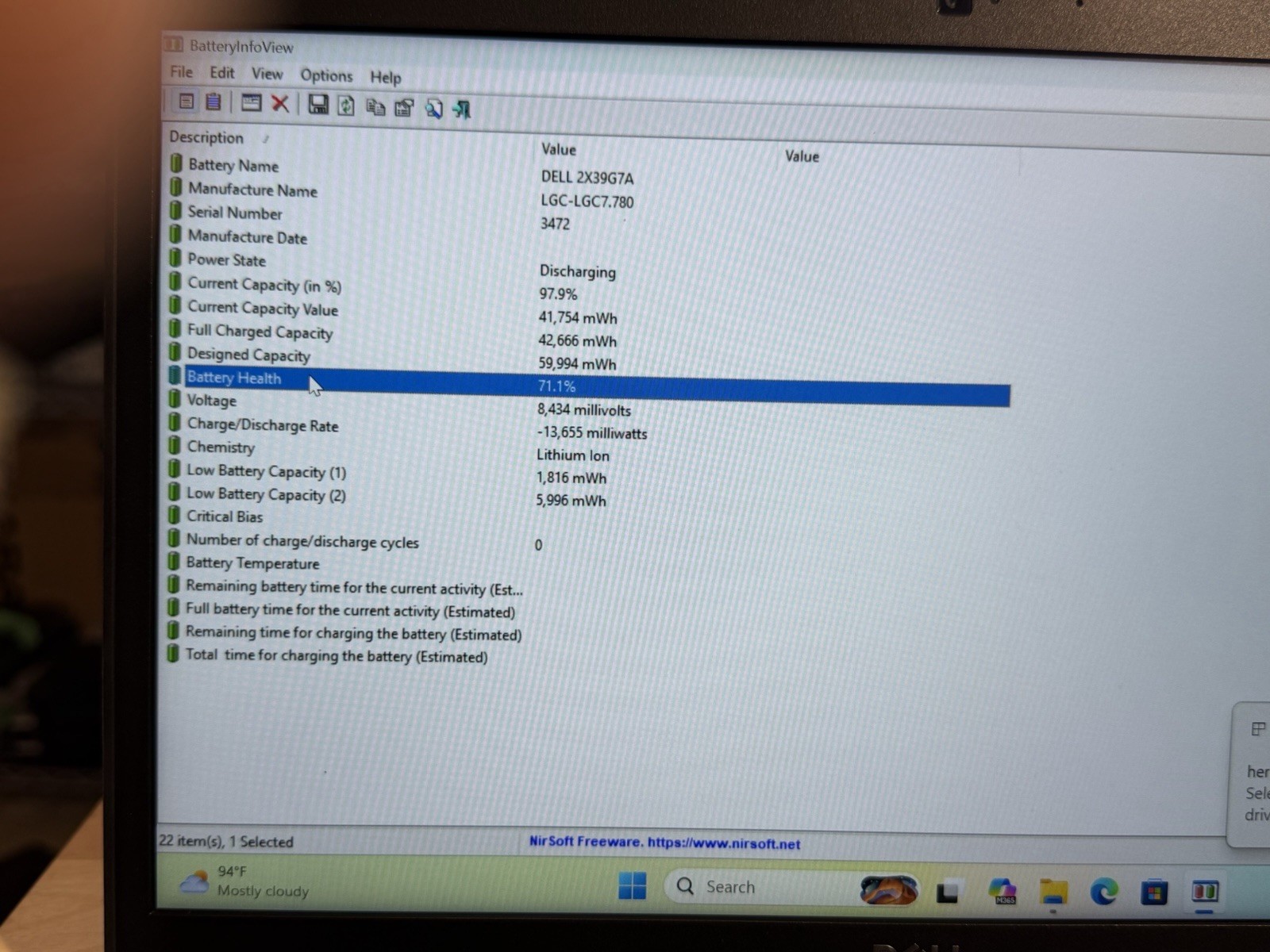Dell Latitude 7490 Core I5-8350U 256GB SSD 8GB RAM Win11 Pro Laptop