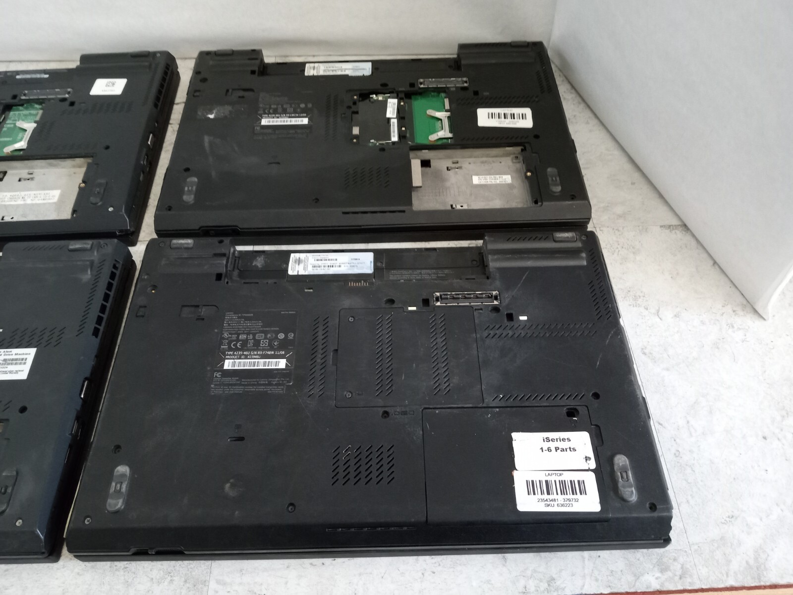 Lot of 4 – Lenovo ThinkPad T520 T530 15″ Laptops Intel i5 *PARTS / REPAIR* -RR
