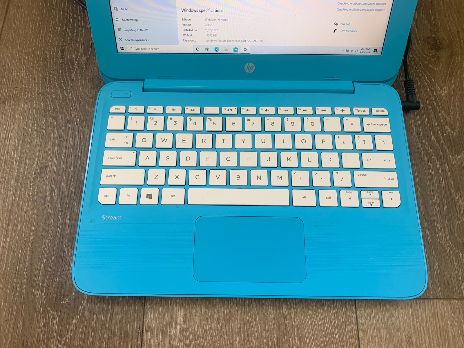 HP Stream 11-ah110nr 11.6″ Intel Celeron N4000 1.10GHz 4GB RAM 32GB SSD Win 10