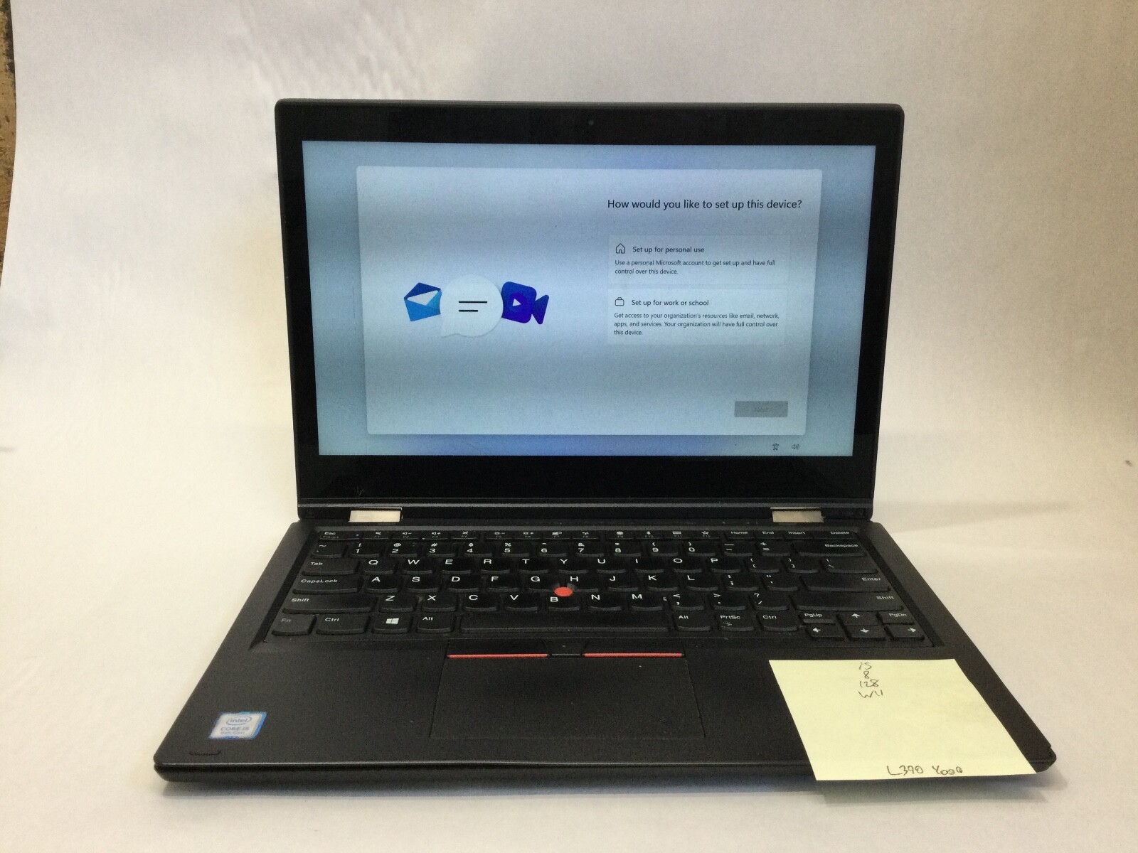 LENOVO THINKPAD YOGA L380 – I5 8265U – 8GB RAM – WIN 11 – READ DESCRIPTION – BB!