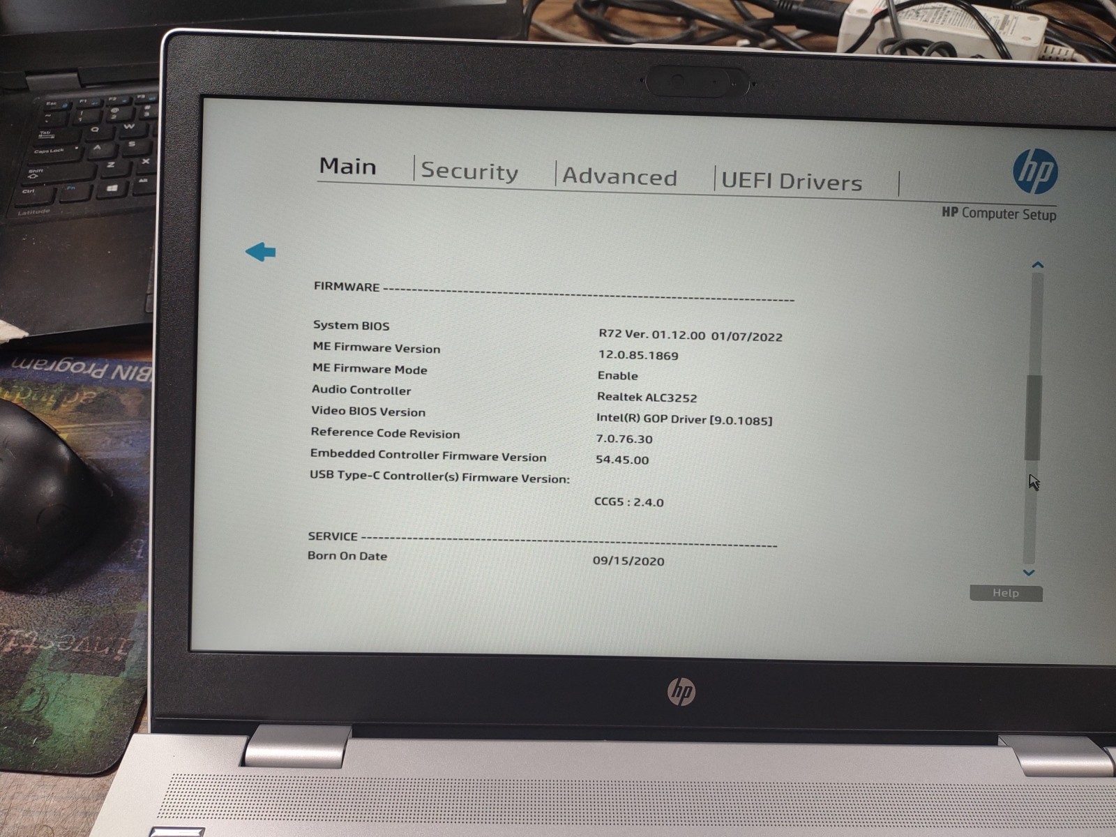 HP ProBook 650 G5 15.6″ W/ Intel i5-8365U @ 1.6GHz, 8GB, 256GB.