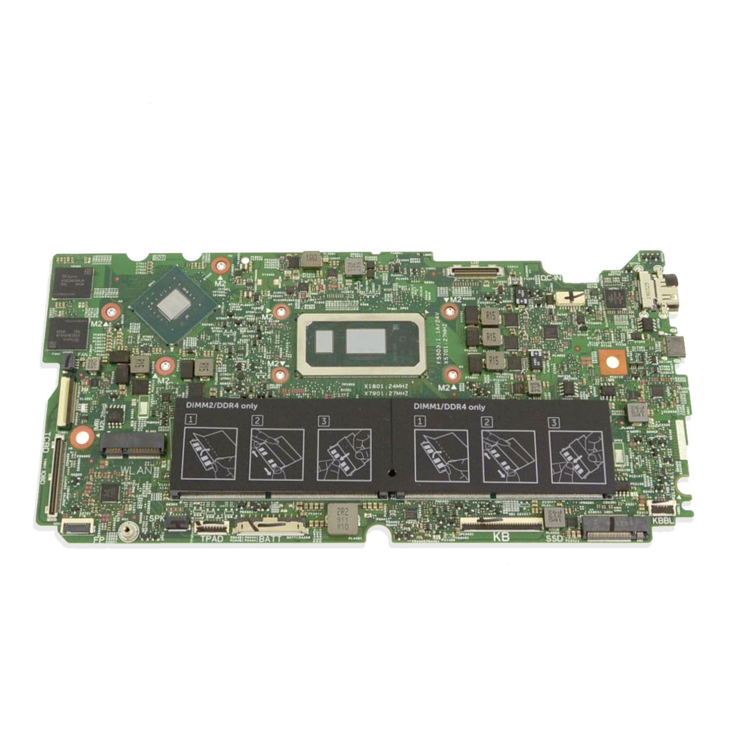 Dell Inspiron 15 7590 7591 2 in 1 Core i7-8565U Laptop Motherboard X8Y3N MX250