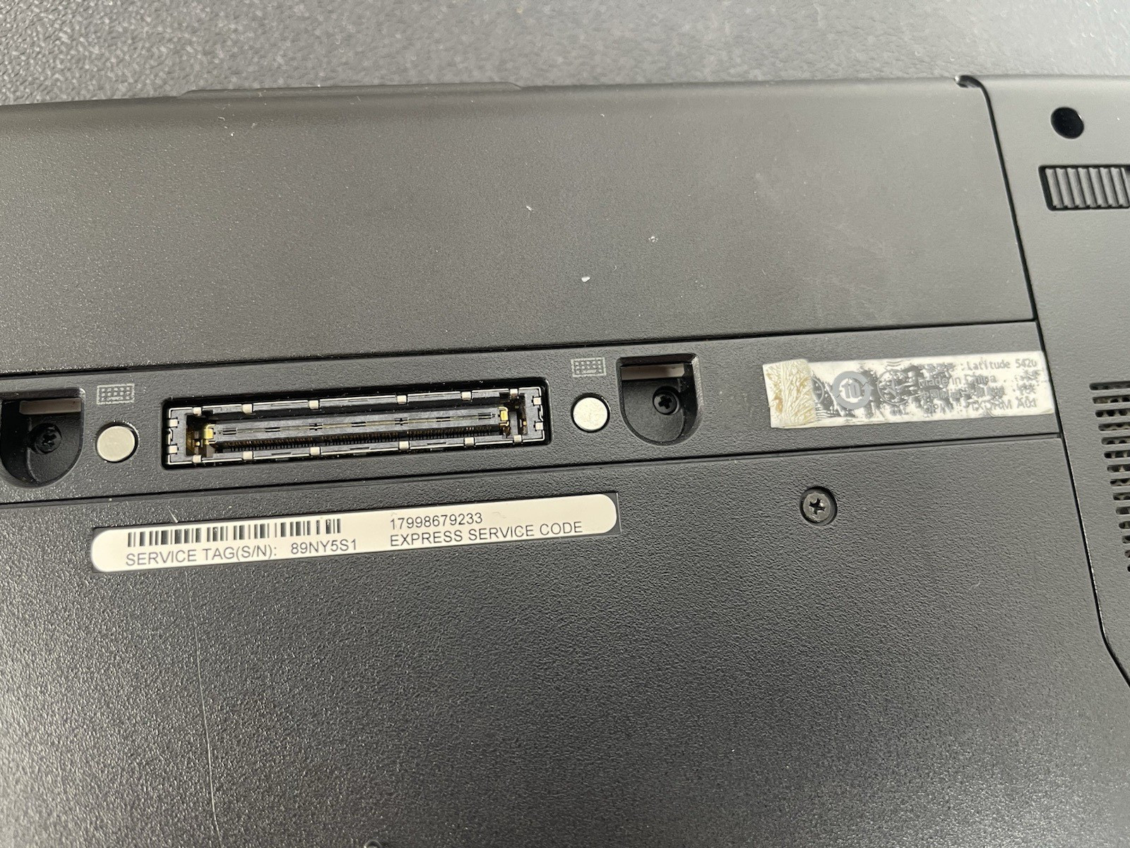 Dell Latitude notebook computer Intel Core i5 processor Windows 7 Parts