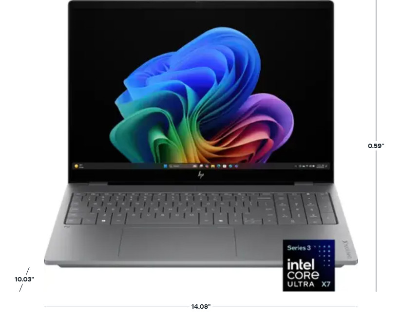 HP OmniBook X 16″ 2K OLED Laptop 120Hz Core Ultra X7 358H 32GB 1TB Copilot+ 2026