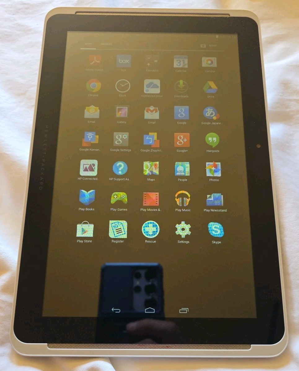 HEWLETT PACKARD HP ~10 2101~ 10.1” DISPLAY 16GB WIFI ONLY ANDROID TABLET ~WHITE~