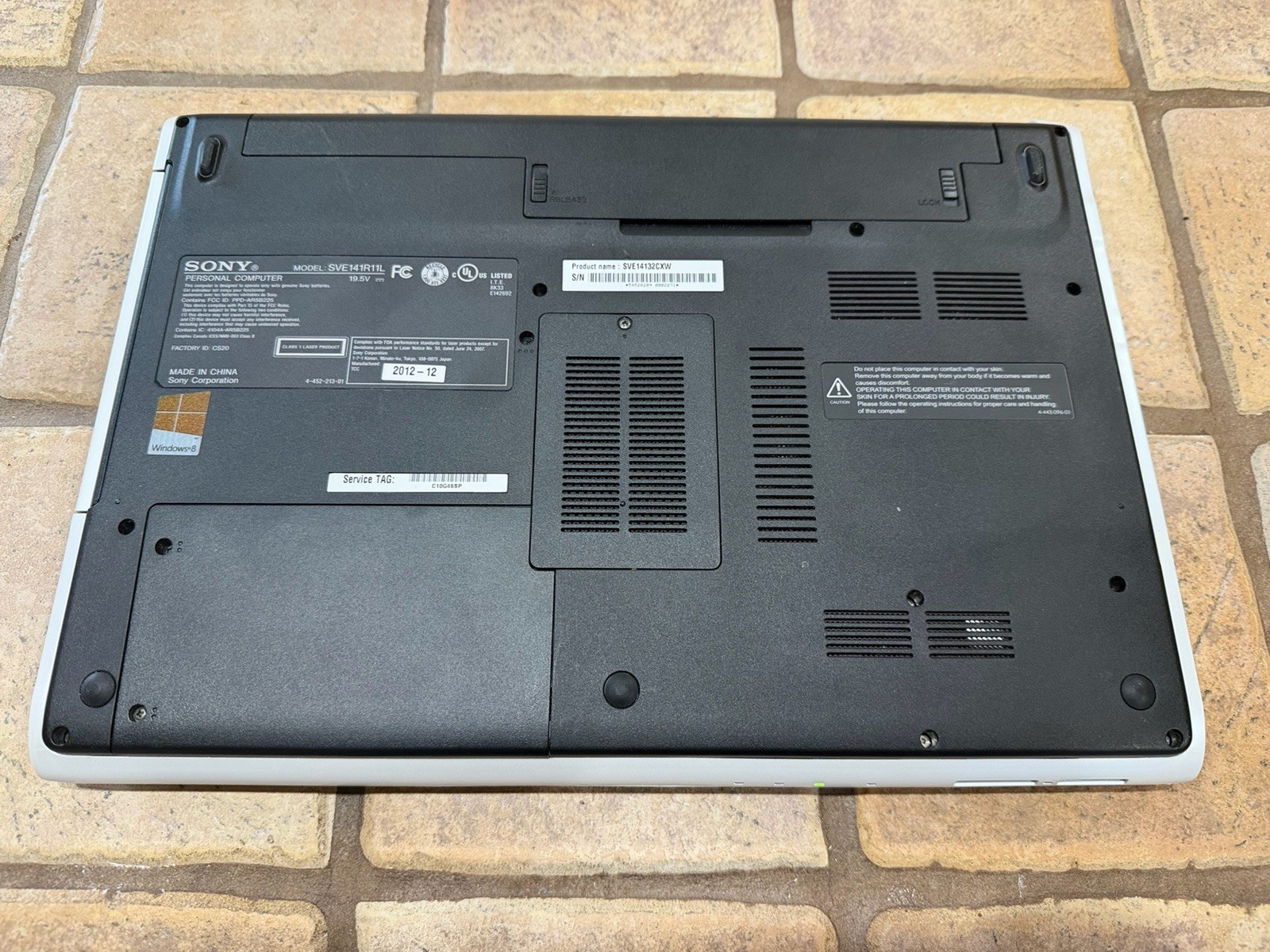 Sony Vaio E Series Laptop i7 2640M 8GB RAM 128GB SSD 14” LED Backlit Linux PC