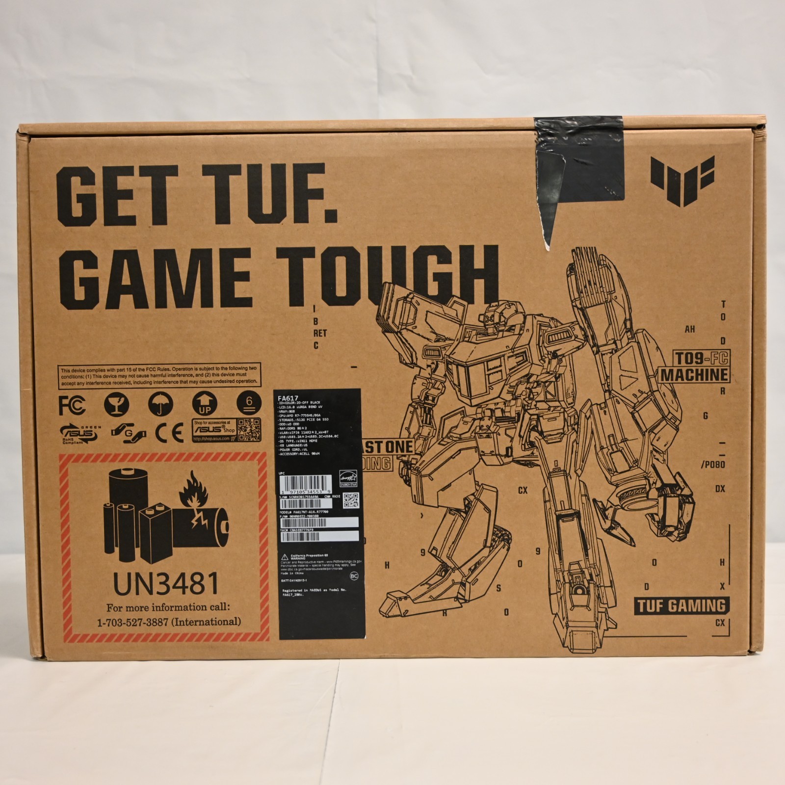 Asus TUF A16 Gaming Laptop 7 7735HS