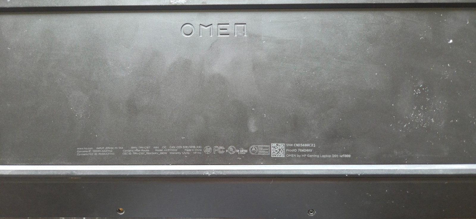 FOR PARTS HP Omen 16GB 16twf0000 Gaming Laptop 16.1 QHD 240Hz i7-13700HX RTX4070
