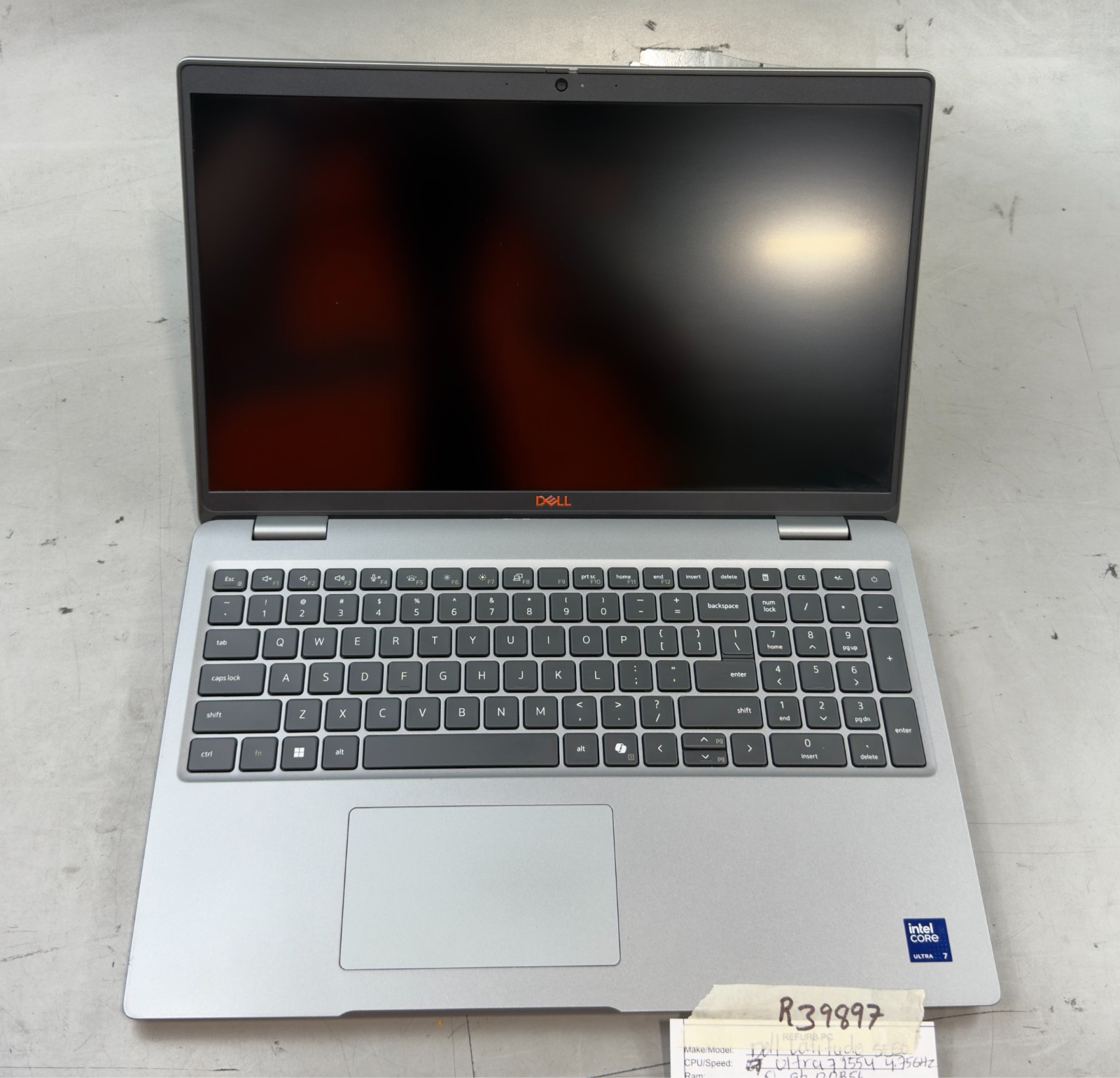 Dell Latitude 5550 Ultra 7 155U / 0GB RAM / NO SSD -RL6109
