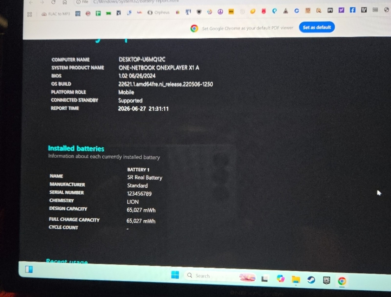 ONEXPLAYER X1 AMD8840U 3 In 1 Laptop, Handheld Gaming, Tablet 32gb Ram, 2tb Nvme