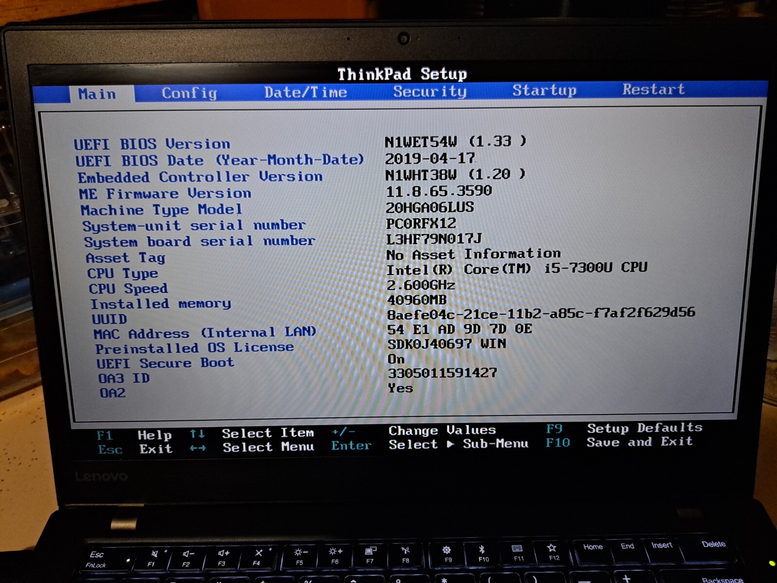 Lenovo ThinkPad T470s i5-7300U,2TB NVMe SSD,40GB RAM,Wifi 6E,4G LTE