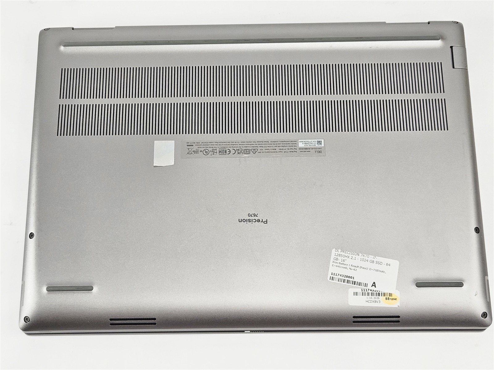 Dell Precision 7670 Intel Core i7-12850HX 64GB 1TB SSD 16″ CAD Laptop